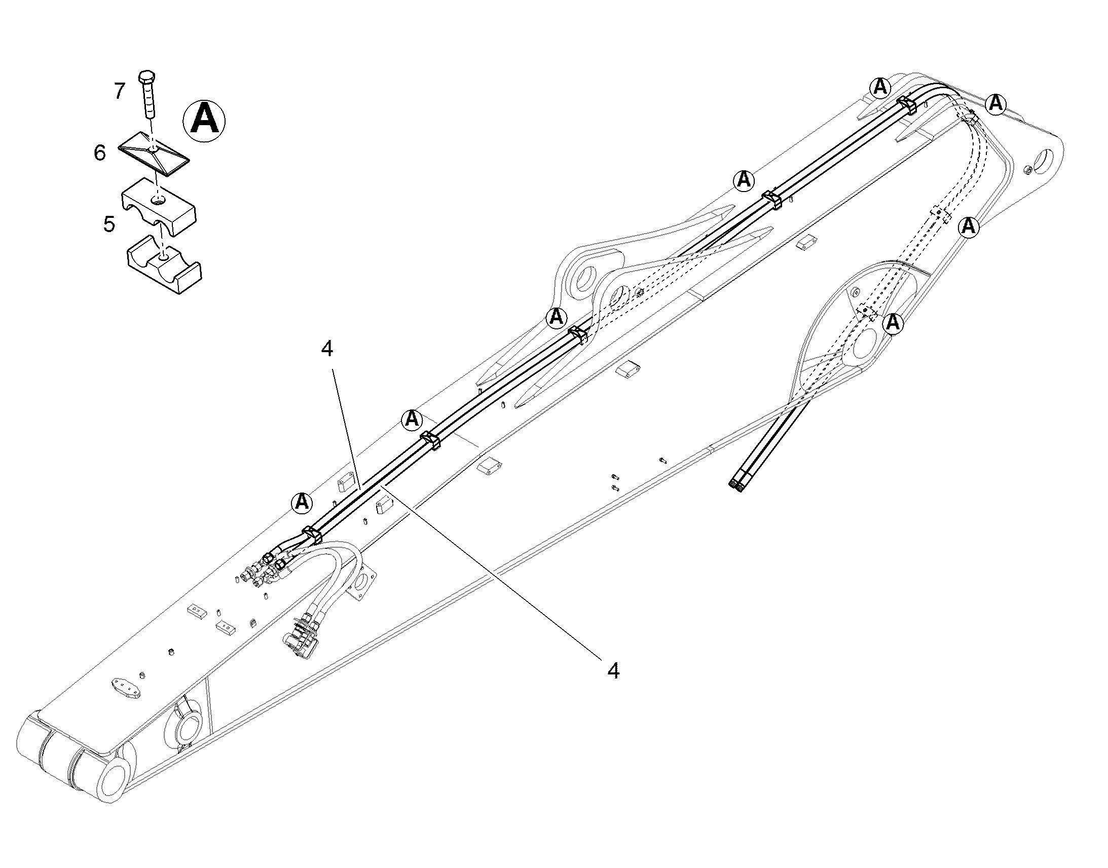 ШЛАНГ 12X5600 12235070 LIEBHERR