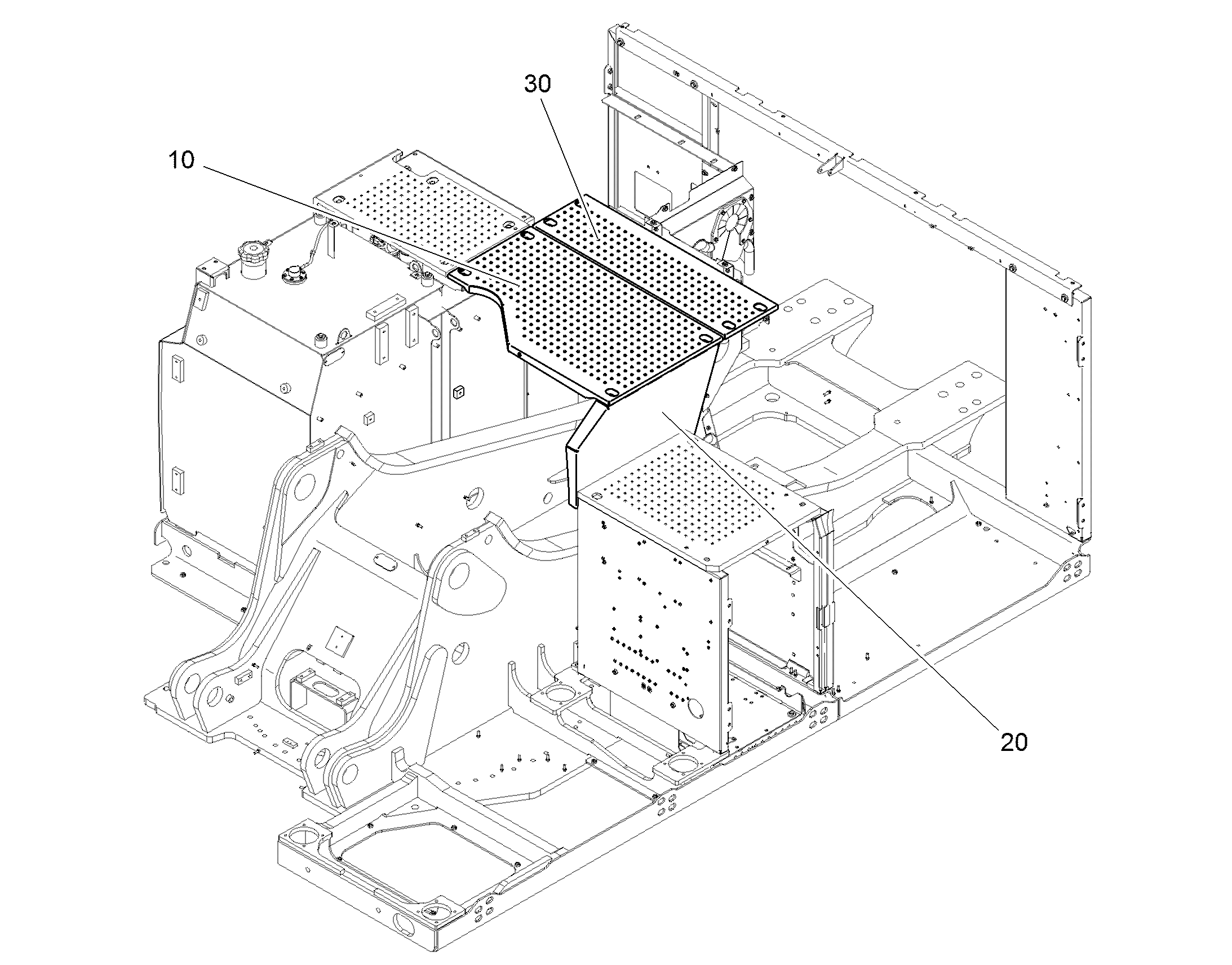 PANELLING MIDDLE 12493047 LIEBHERR