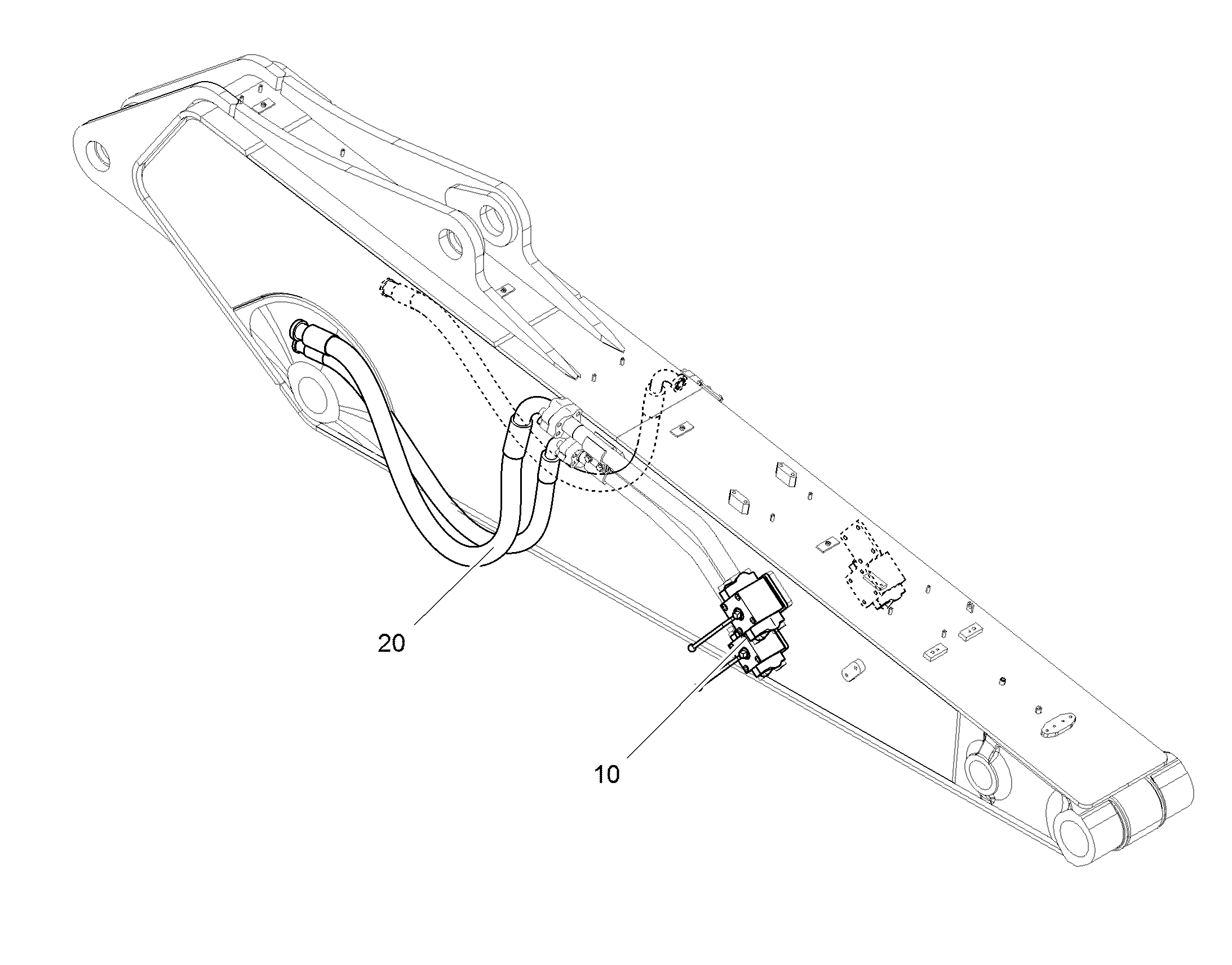ПРОВОДКА МОНТАЖ AHS 12473450 LIEBHERR