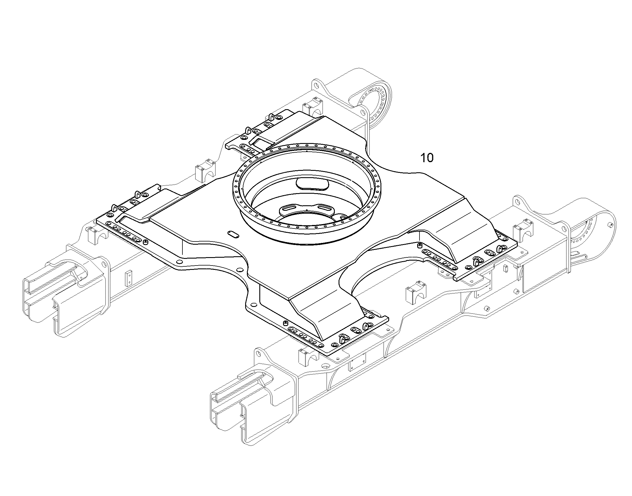 СРЕДНЯЯ ЧАСТЬ 12843139 LIEBHERR
