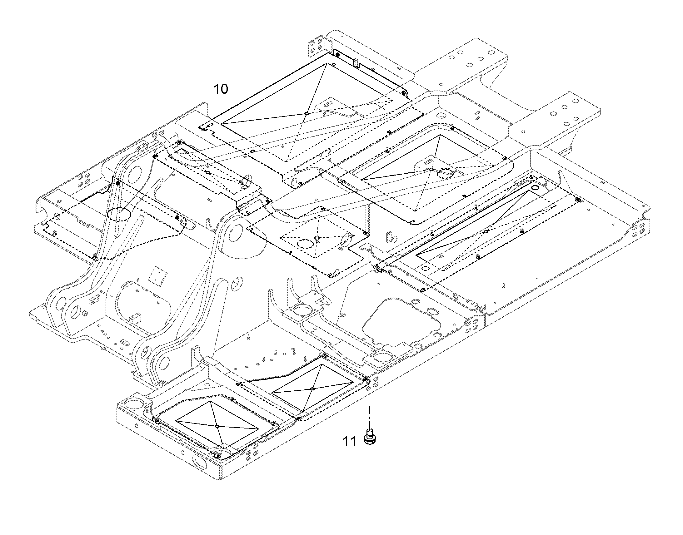 ДЕТАЛИ КРЕПЛЕНИЯ 12860867 LIEBHERR