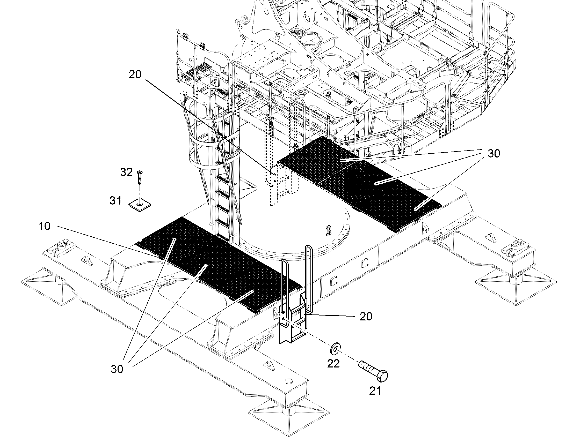 ПРОТИВООТКАТНЫЙ УПОР 12987144 LIEBHERR