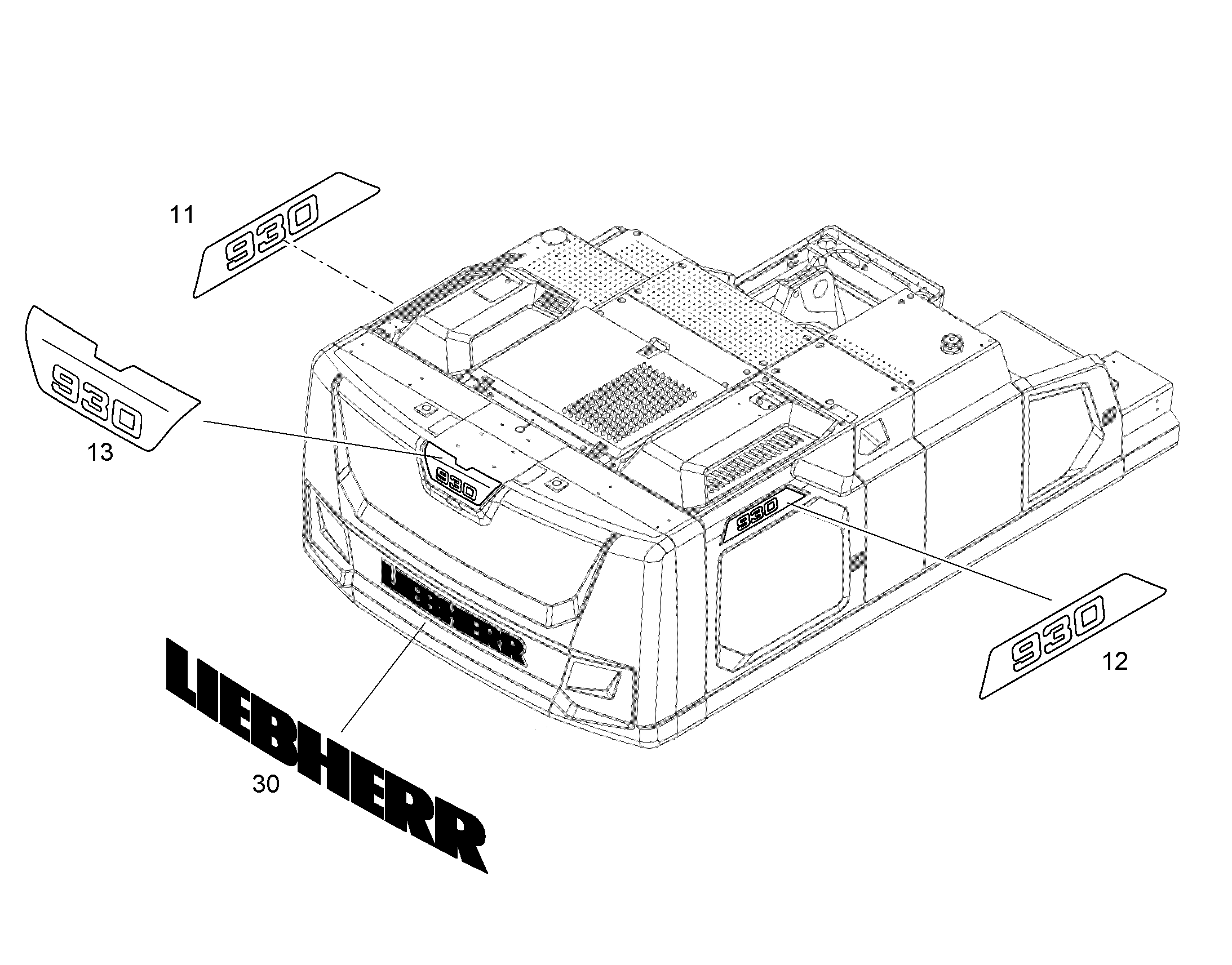 ПЛЕНКА КЛЕЯЩАЯСЯ 12585934 LIEBHERR