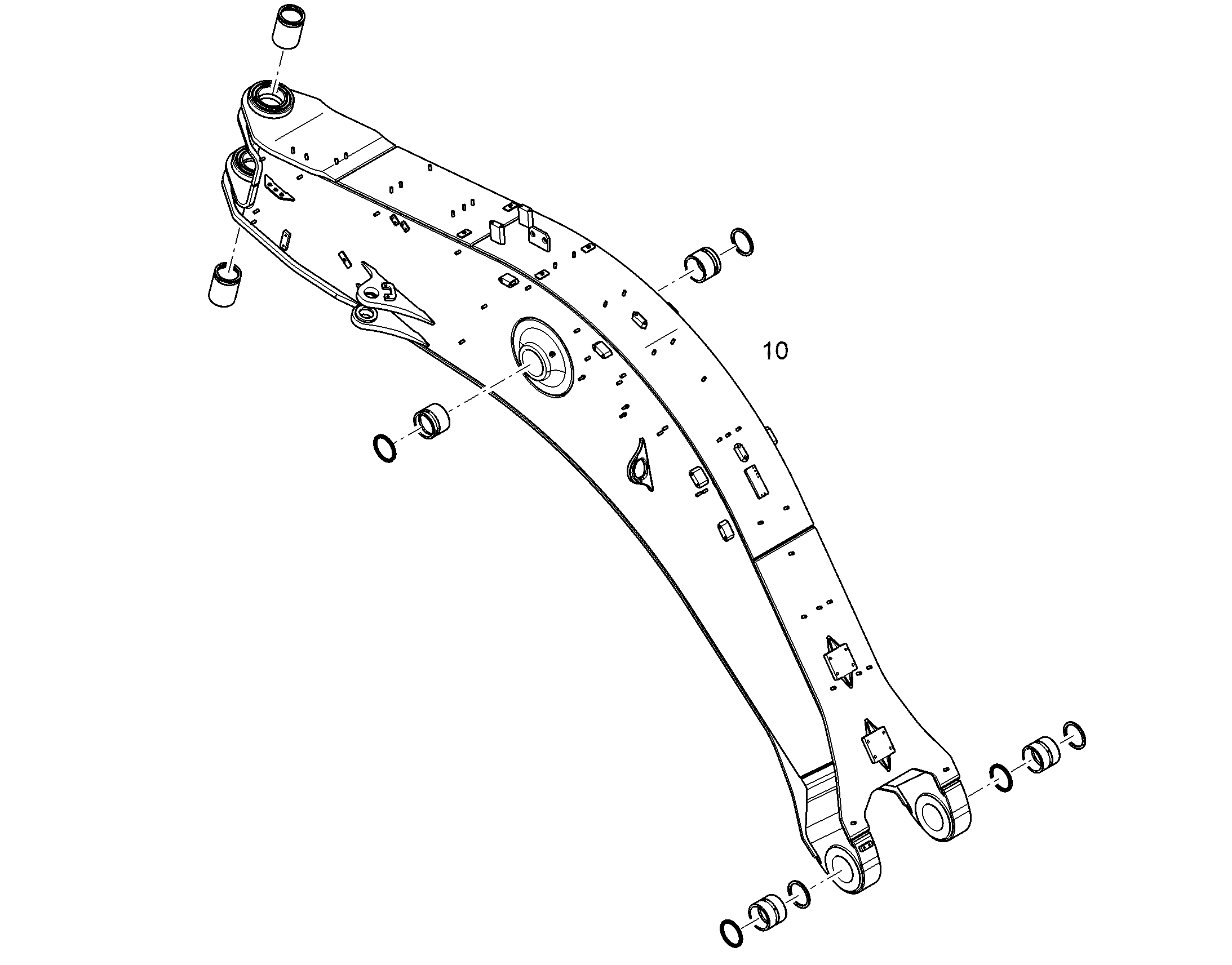 СТРЕЛА ОДНОКОРПУСНАЯ 5,7M 12868471 LIEBHERR