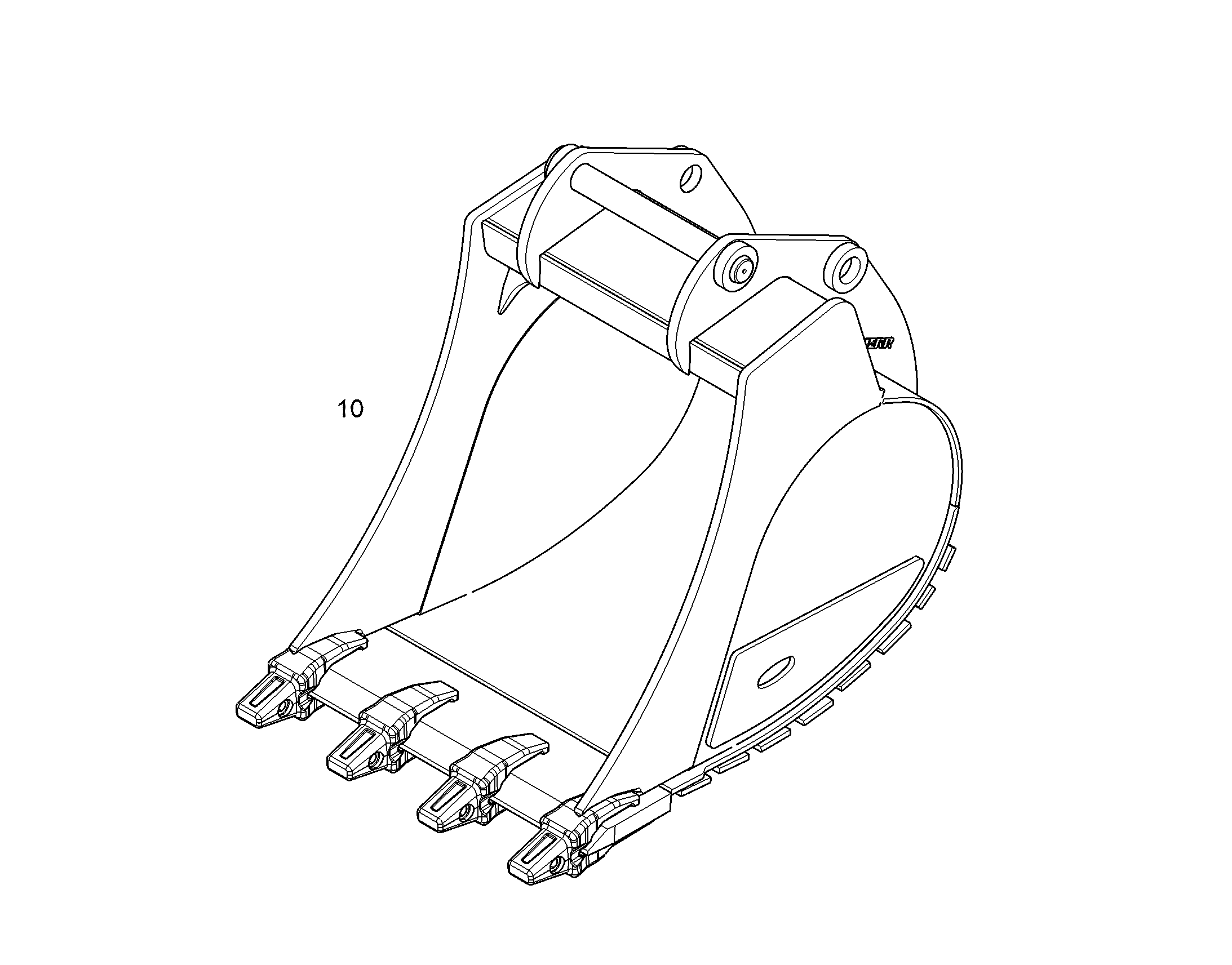 ЛОПАТА ОБРАТНАЯ HD 1050mm 1,0m³ 12872991 LIEBHERR