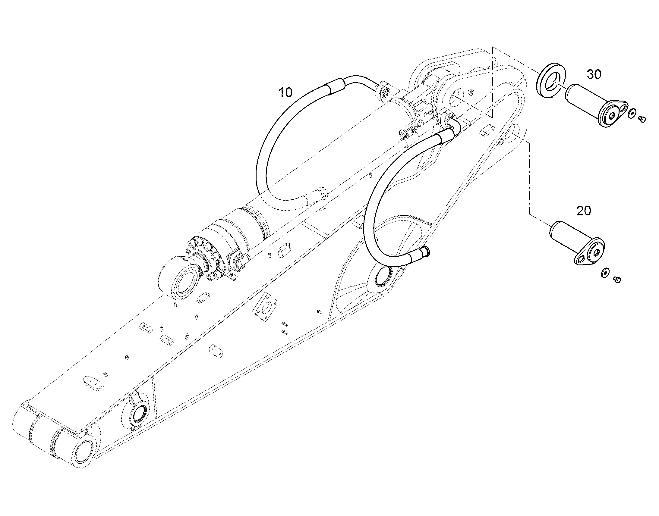 ШЛАНГОВОЕ СОЕДИНЕНИЕ ПЕРИМЕТР 12569030 LIEBHERR