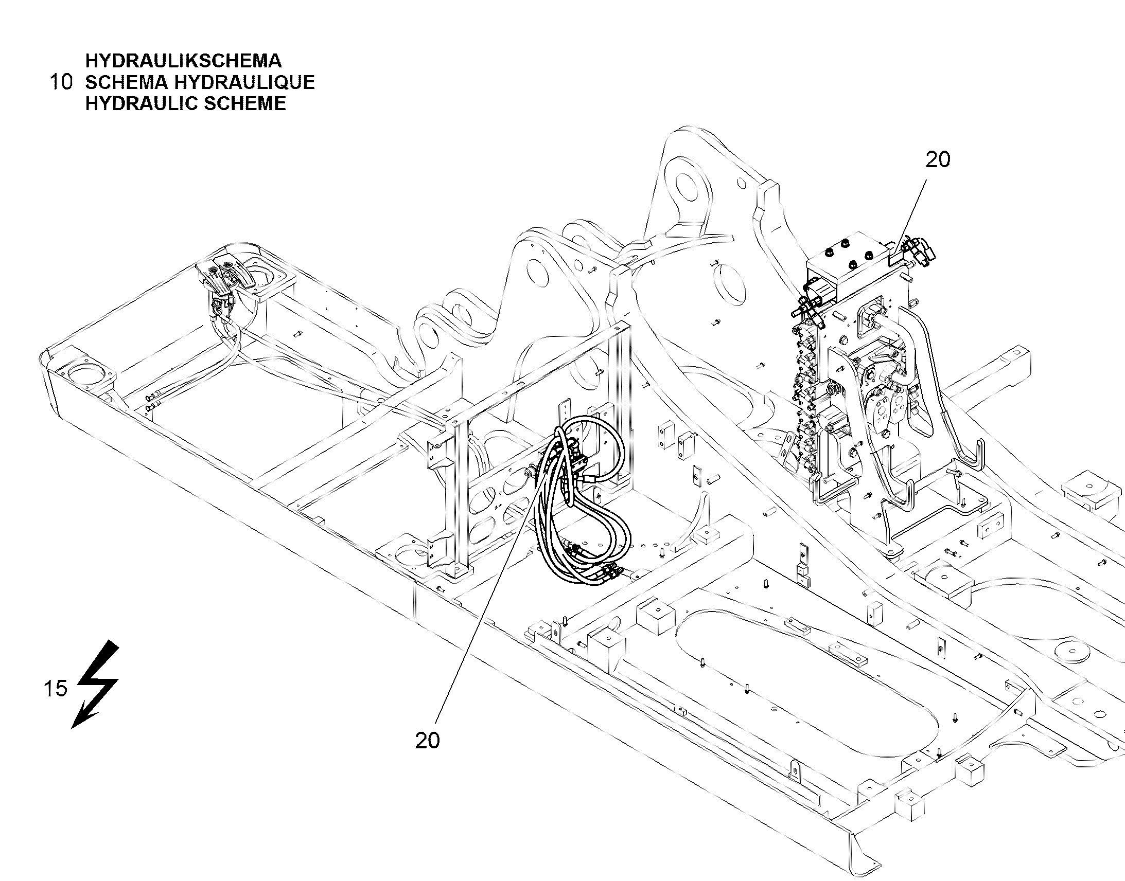 ГИДРАВЛИЧЕСКАЯ СИСТЕМА 12583126 LIEBHERR