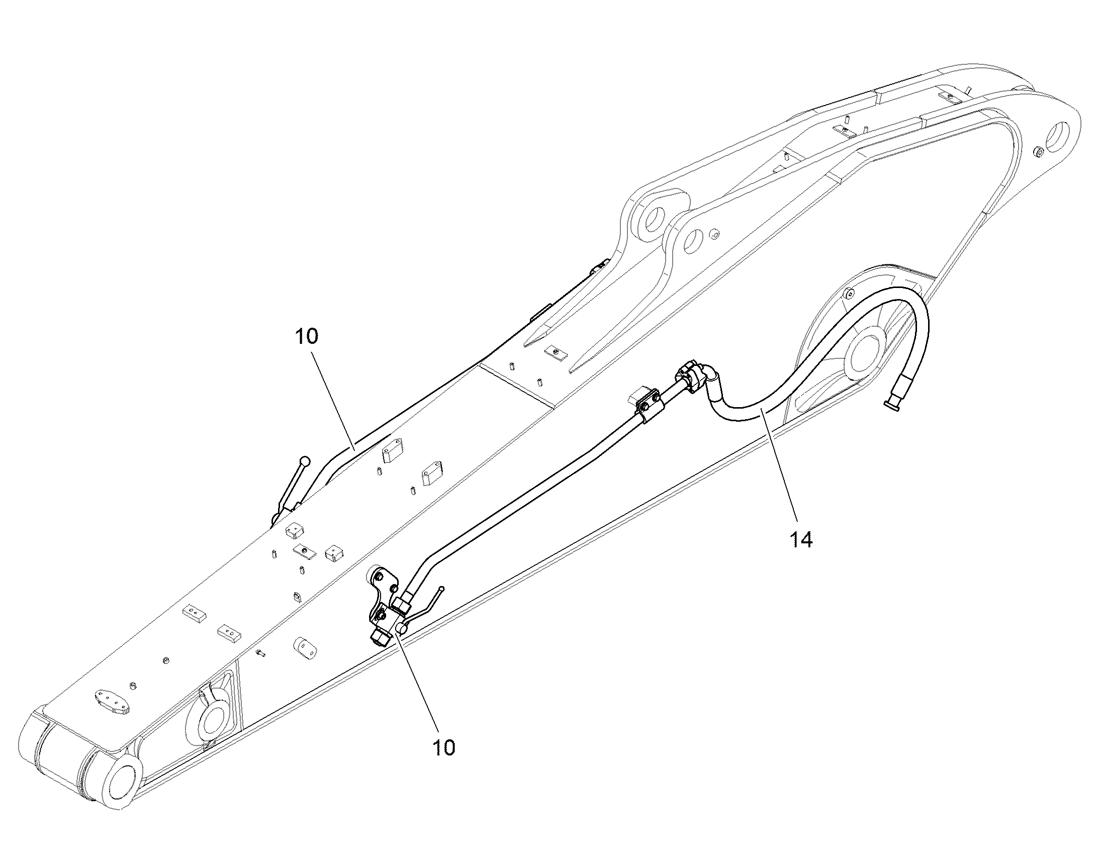 ПРОВОДКА МОНТАЖ AHS 12594720 LIEBHERR