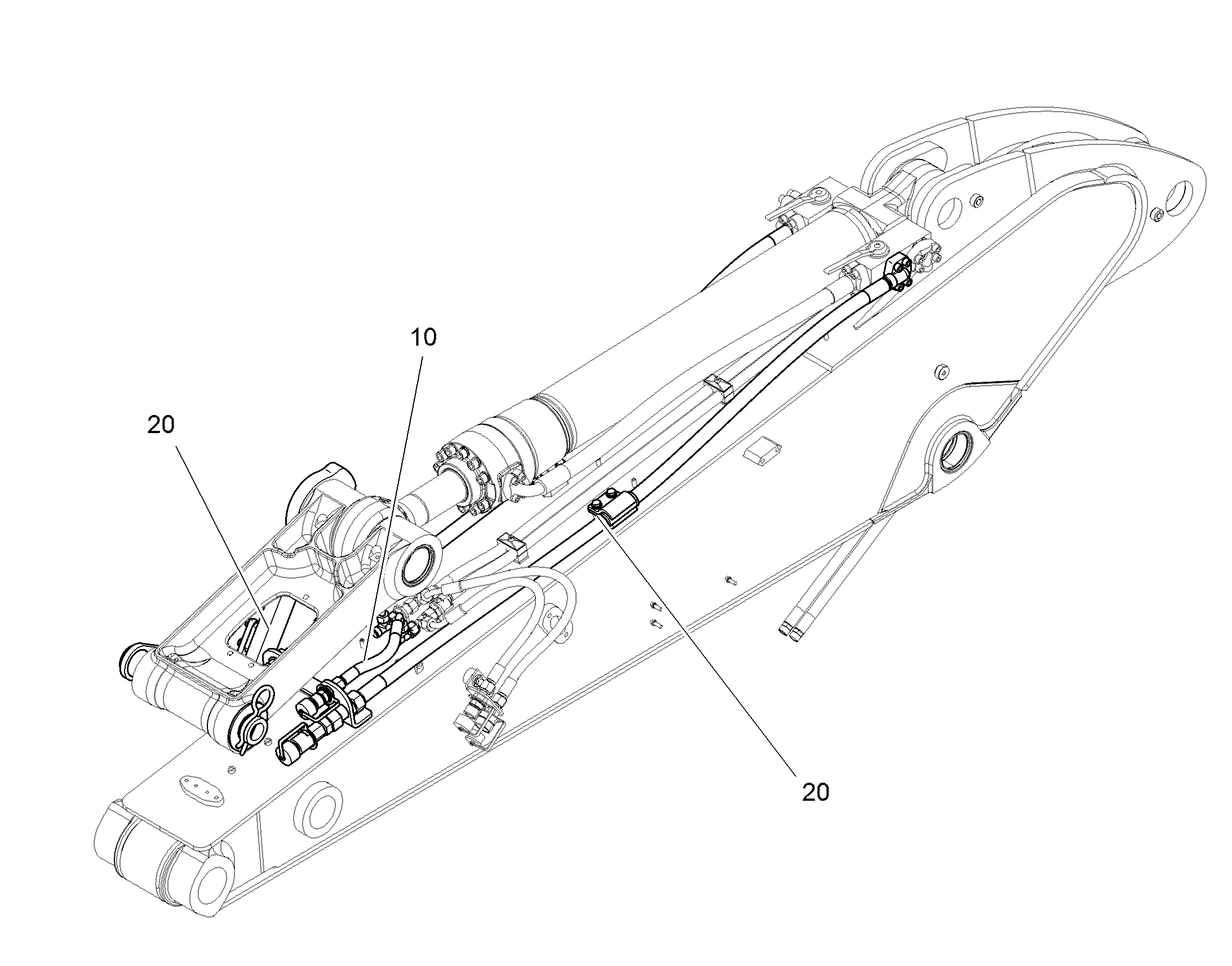 ПРОВОДКА ПРИВОД ГРЕЙФЕРА 13567360 LIEBHERR