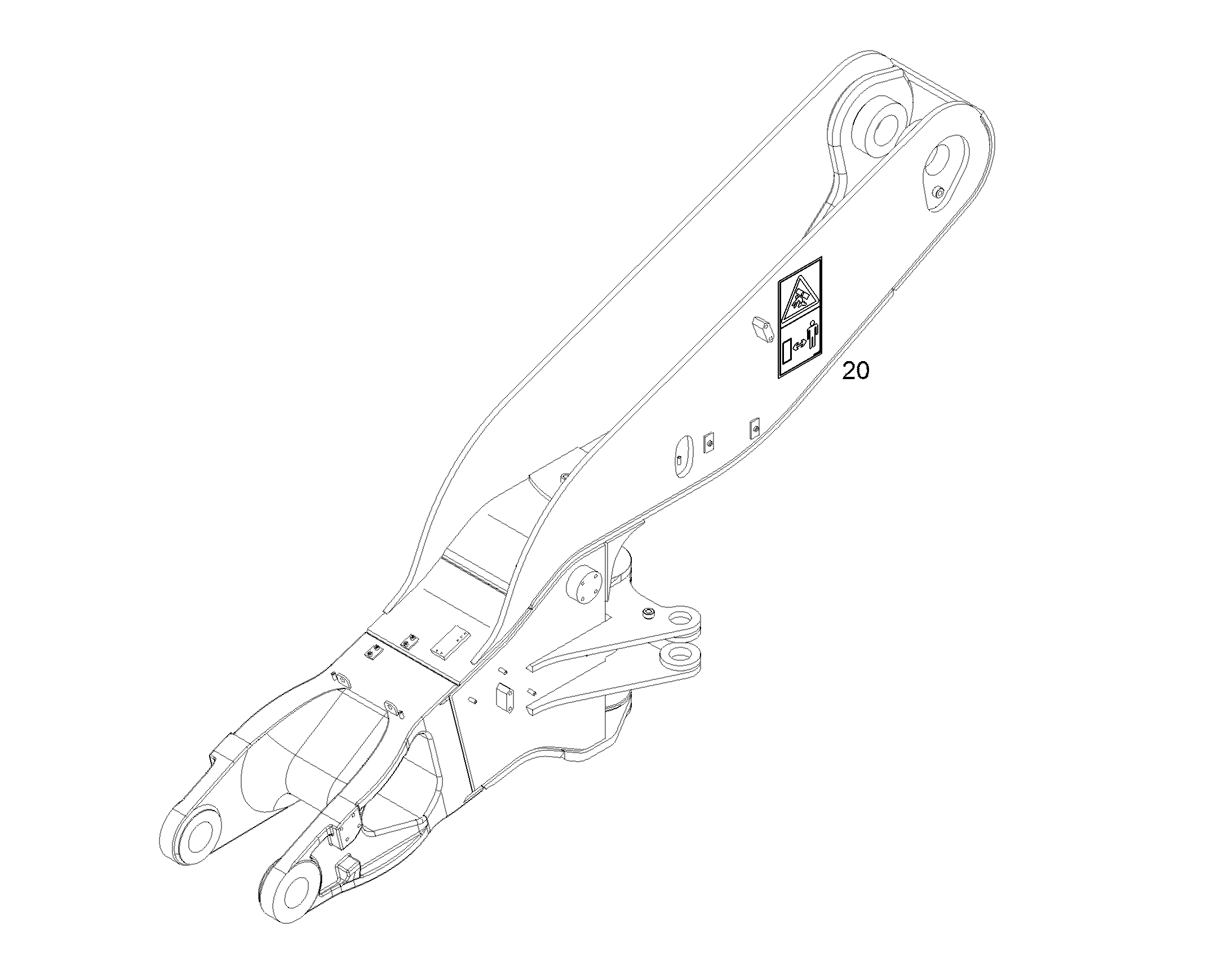 НАКЛЕЙКА 12802639 LIEBHERR