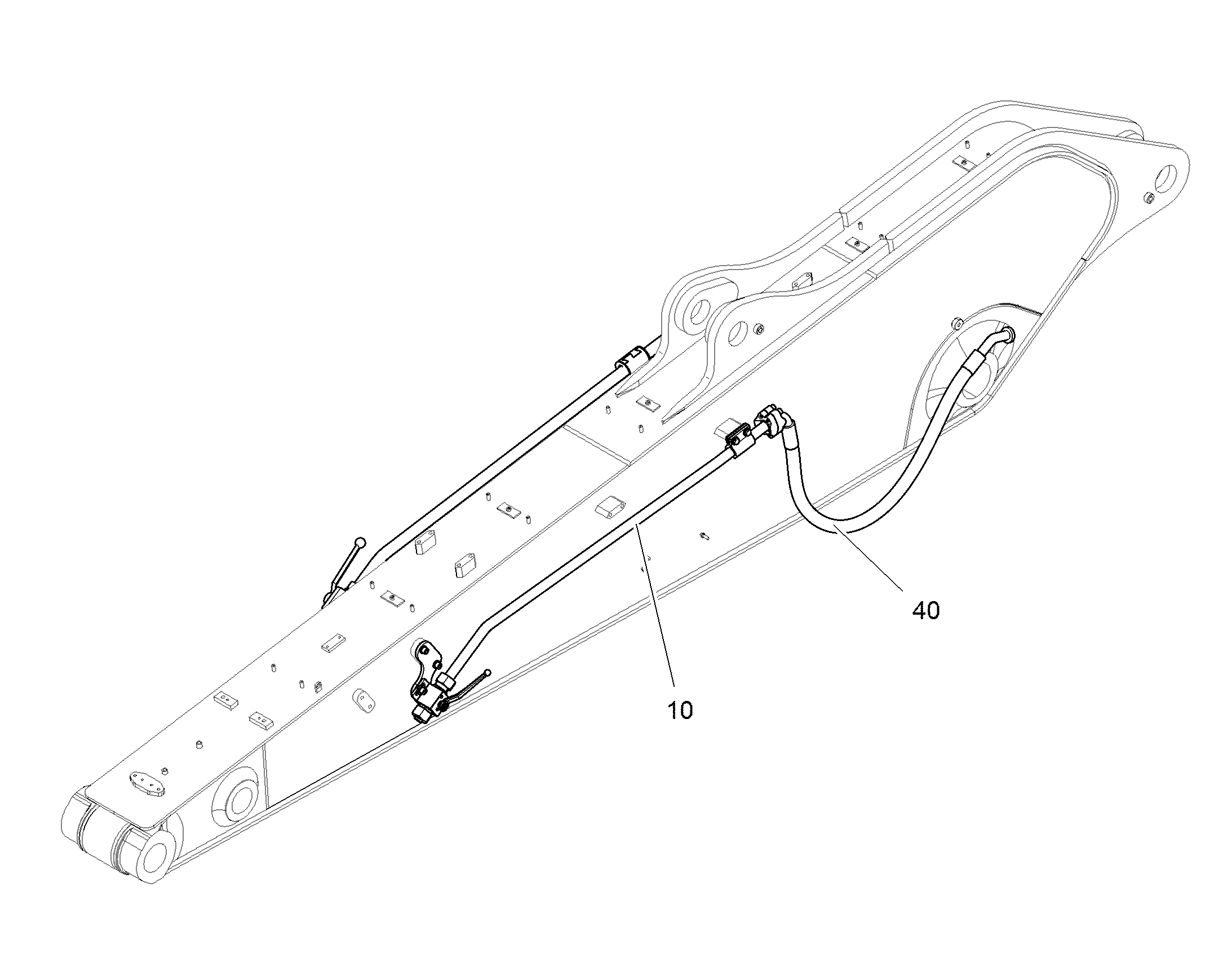 ПРОВОДКА МОНТАЖ AHS 12581173 LIEBHERR