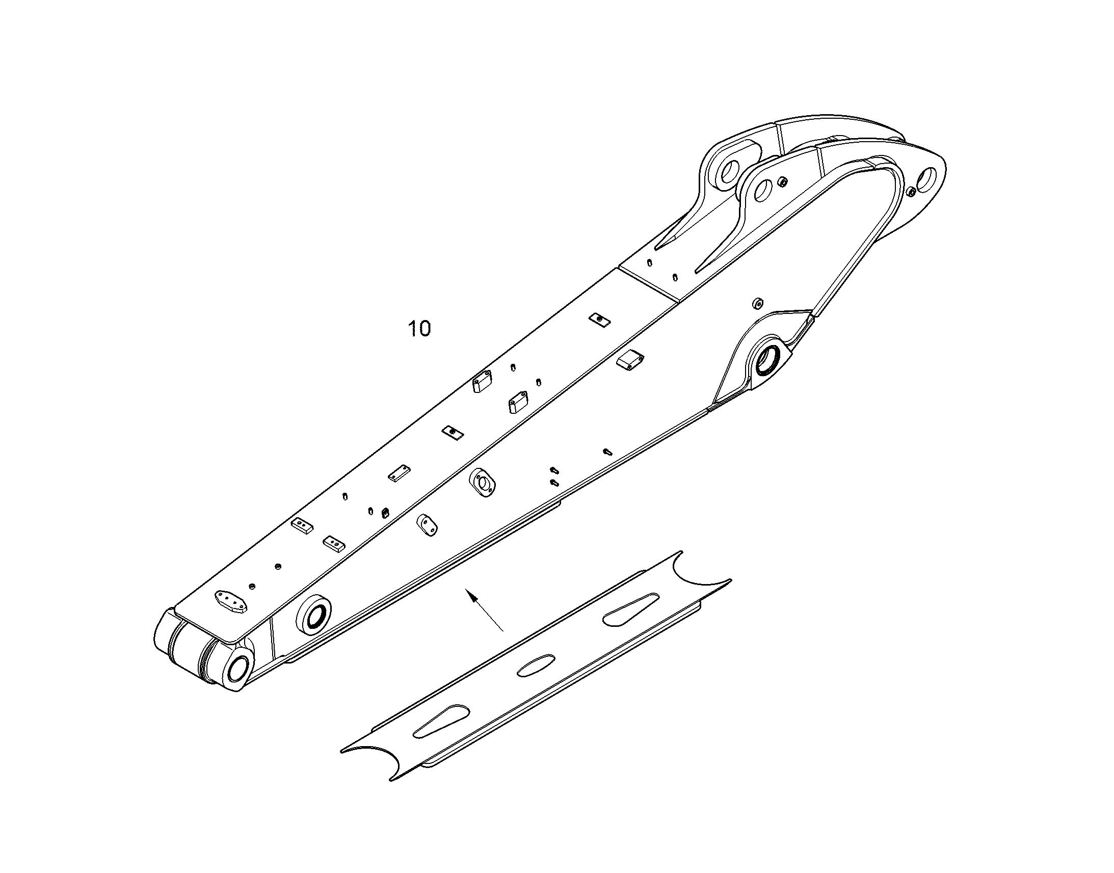 РУКОЯТЬ КОВША 2,50M 12505383 LIEBHERR