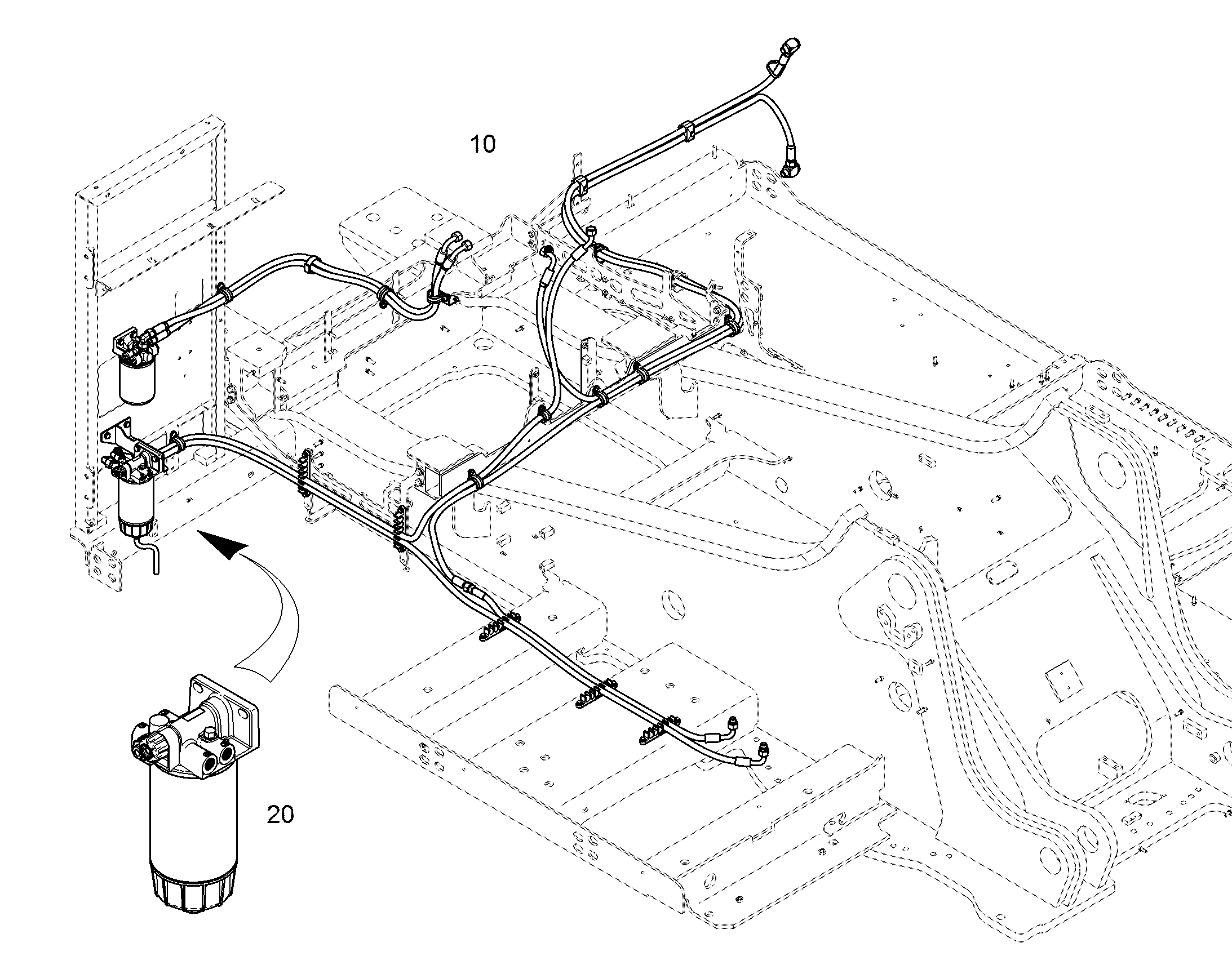 СИСТЕМA ПИТAНИЯ 12571900 LIEBHERR