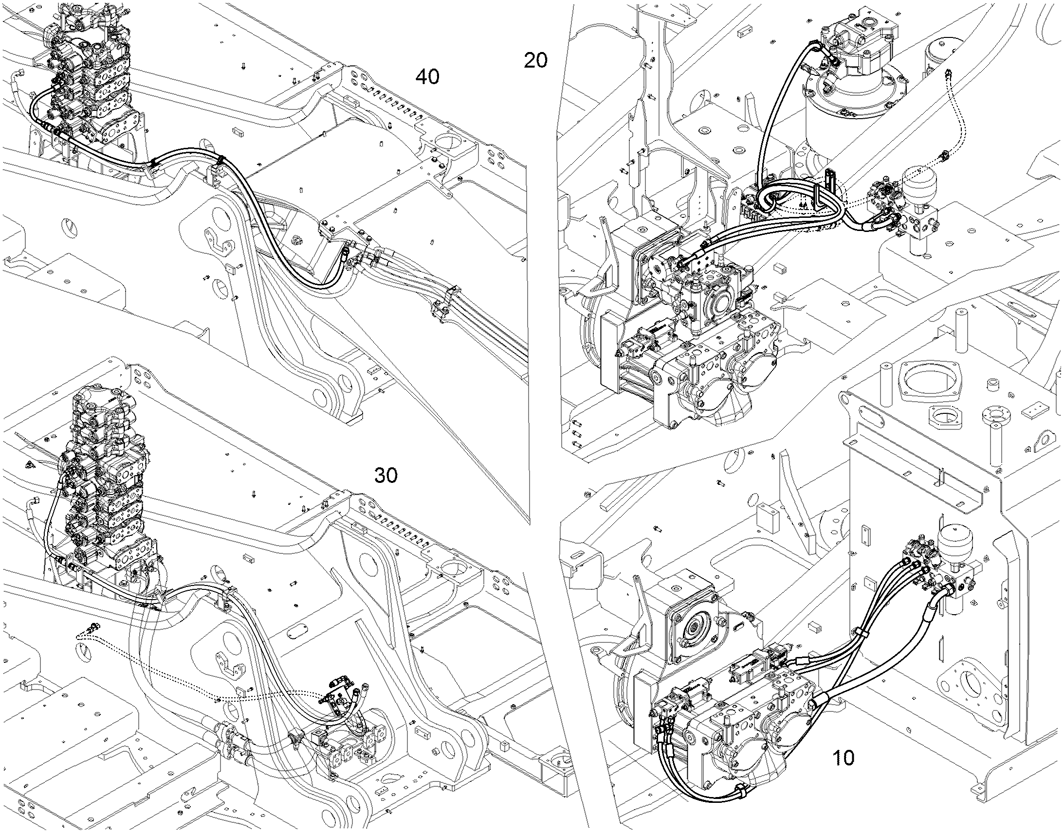 МОНТАЖНЫЕ ЧАСТИ ШАССИ 12556901 LIEBHERR