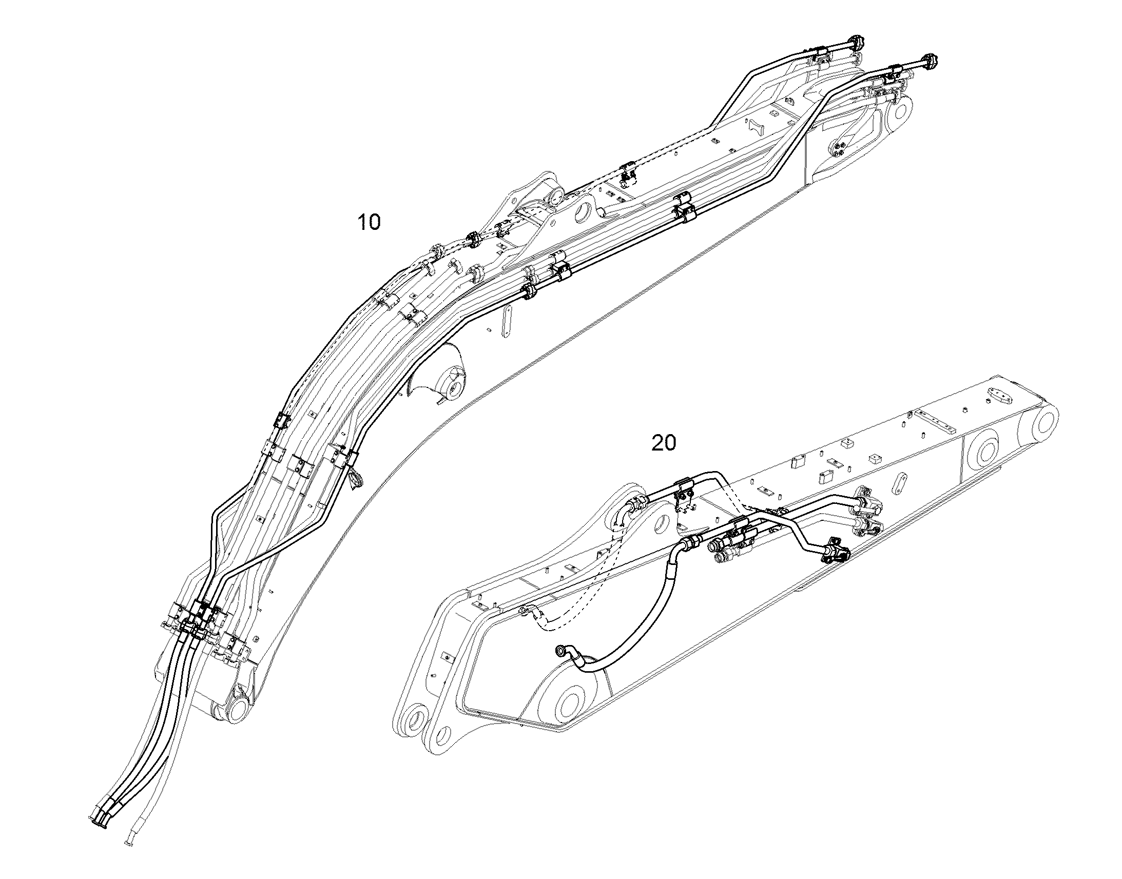 ПРОВОДКА МОНТАЖ AHS 12579581 LIEBHERR