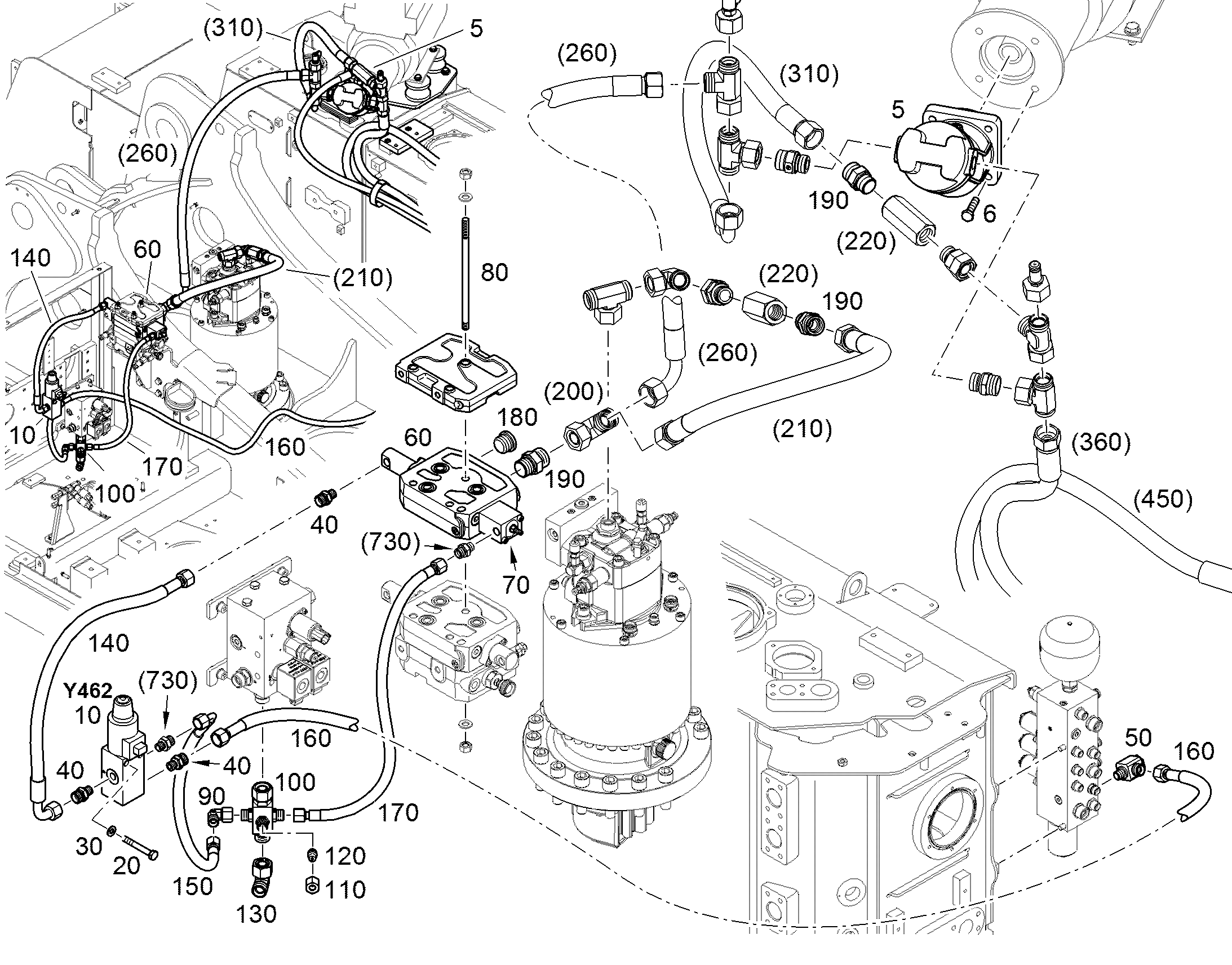 ШЛАНГ УПРАВЛЕНИЯ 10X3800 10218998 LIEBHERR