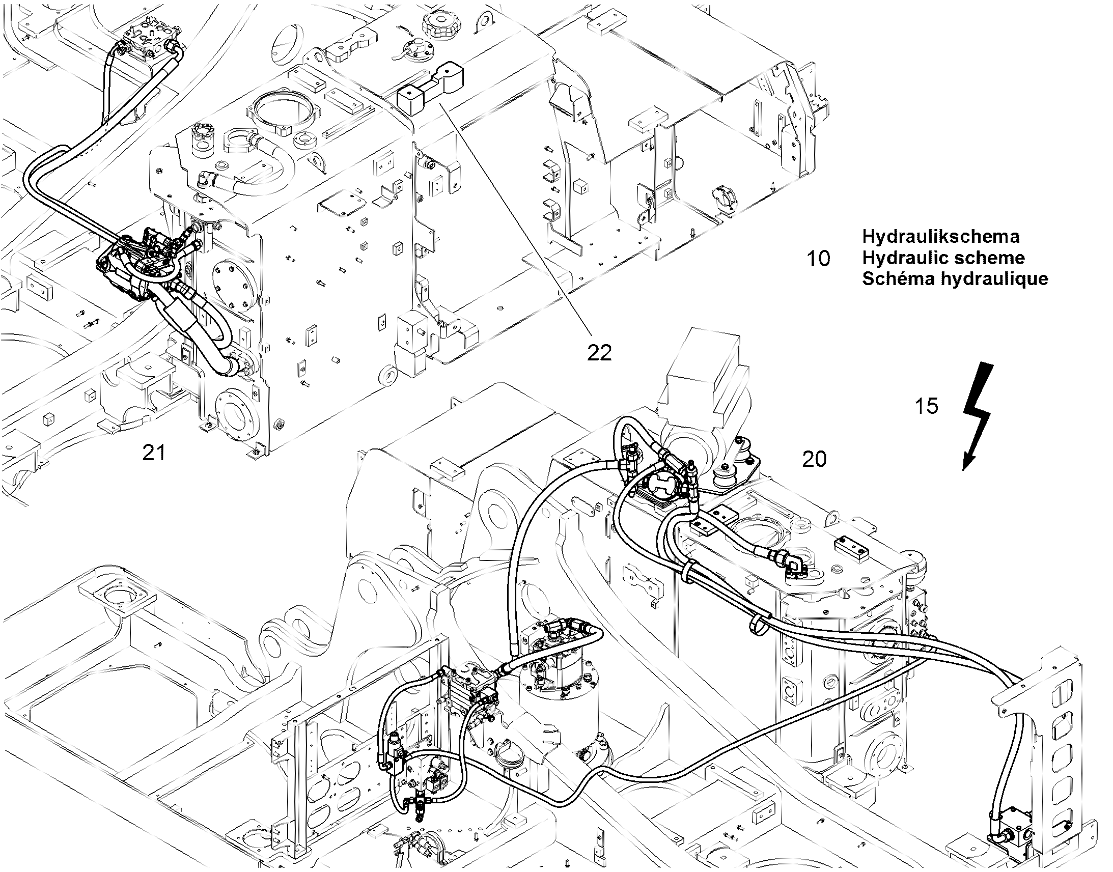 НАСОС ВСТРОЕННЫЙ 12490124 LIEBHERR
