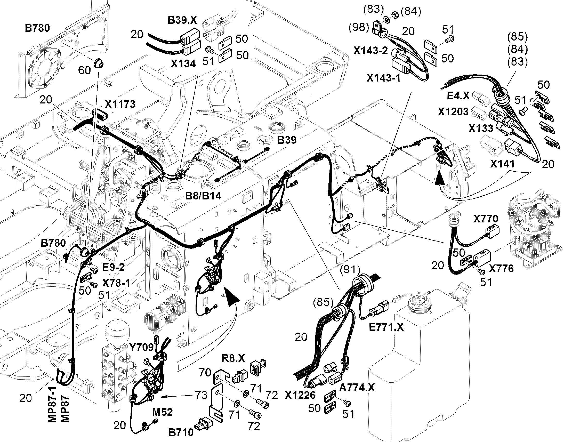 ОБШИВКА БАЛЛАСТНОГО ГРУЗА W2 12406745 LIEBHERR