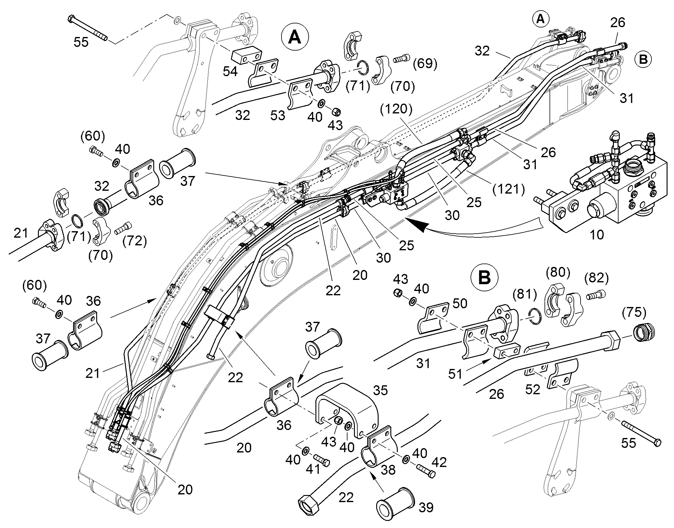 BY-PASS 12831795 LIEBHERR