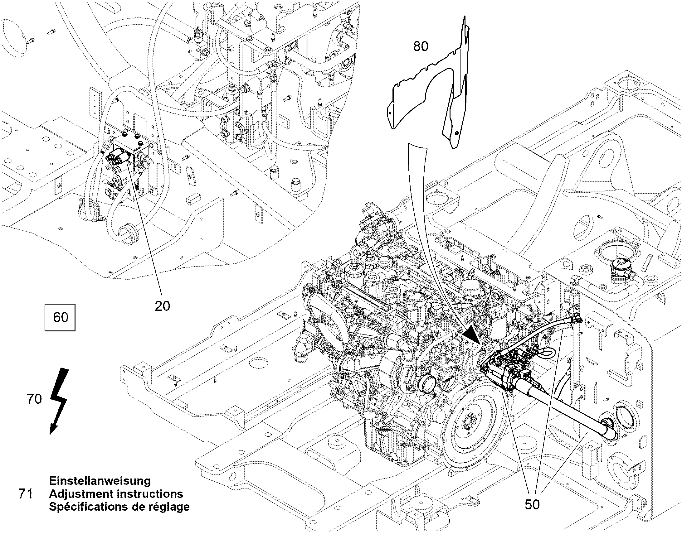 HYDRAULIC FOR SWIVEL ROTATOR 11730711 LIEBHERR