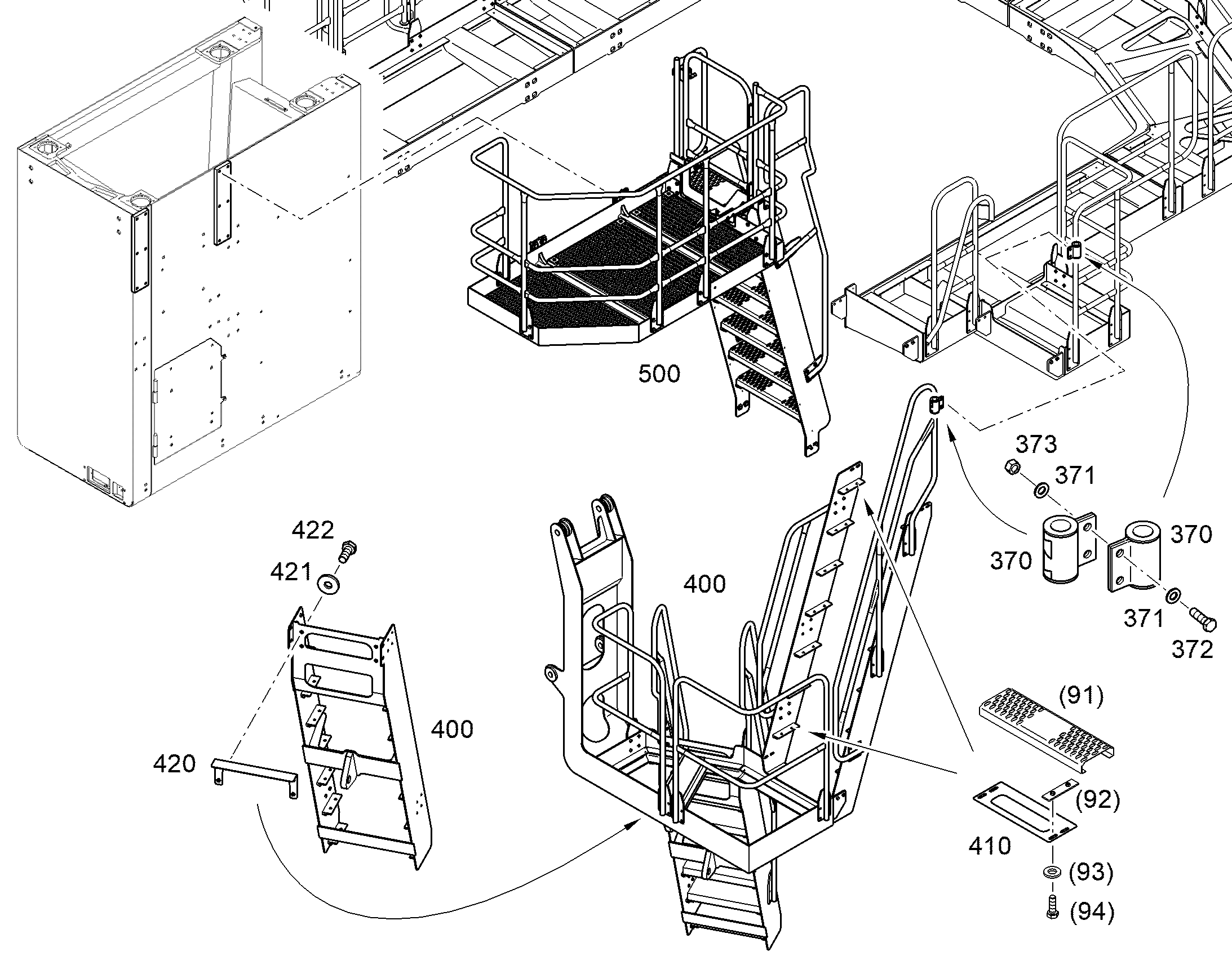 ПЛАТФОРМА КАБИНЫ 12859014 LIEBHERR