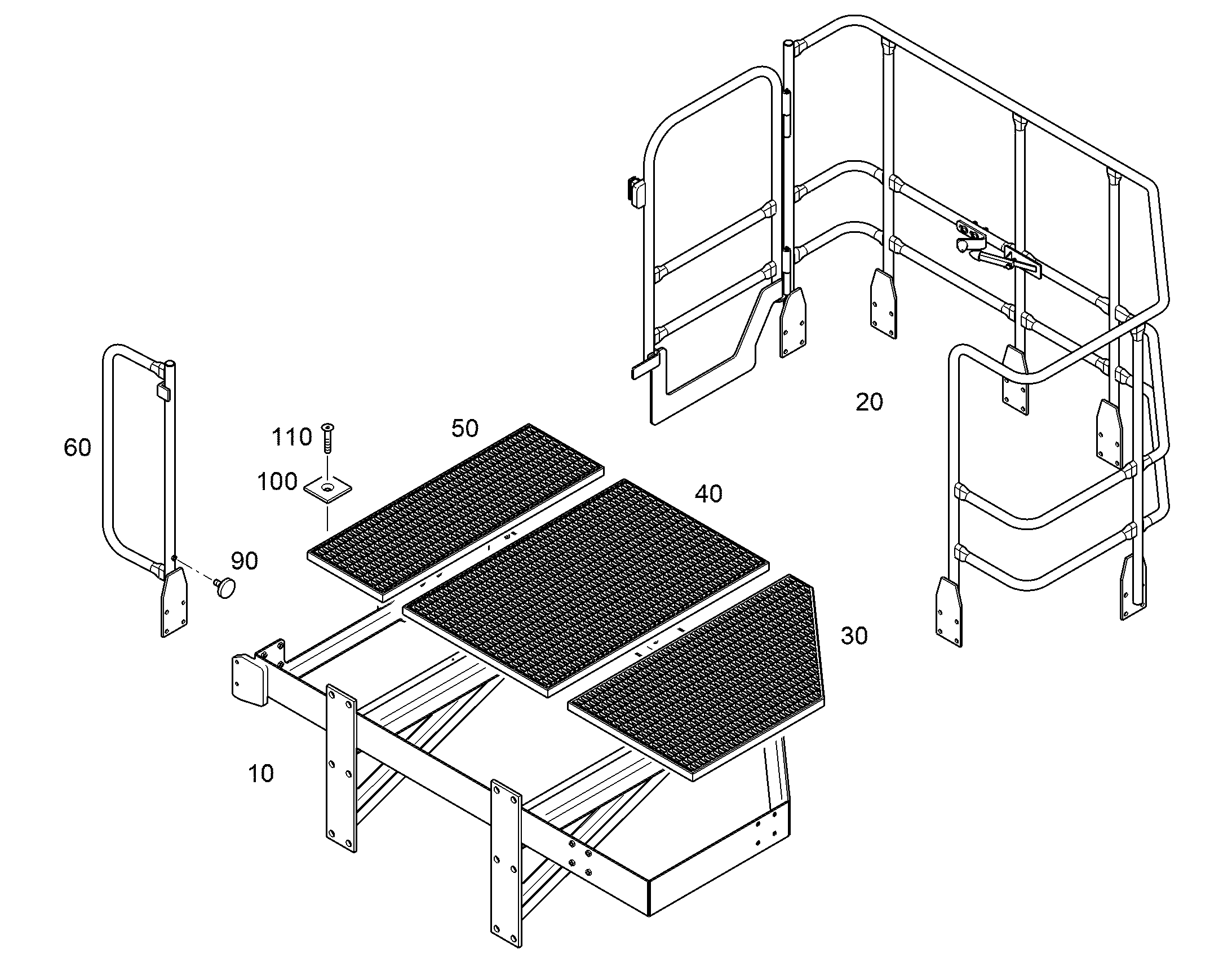 ПЛАТФОРМА 12859052 LIEBHERR