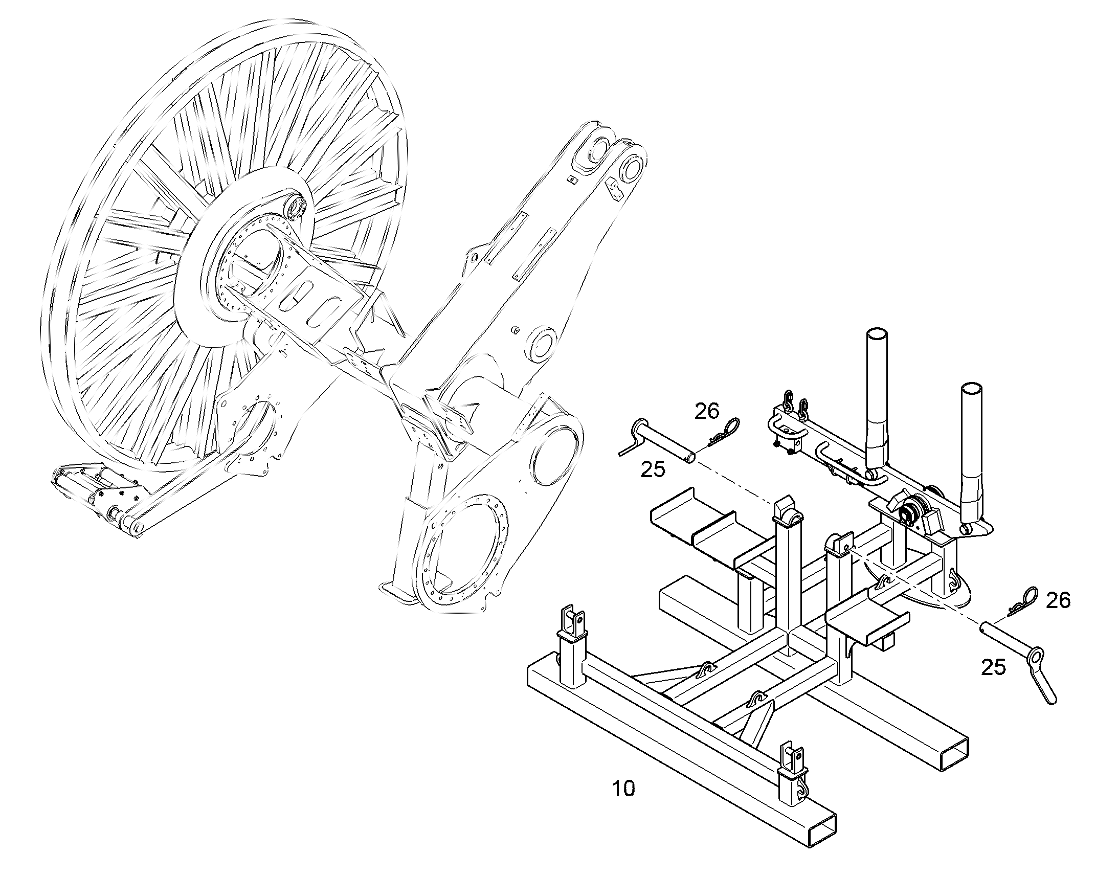 ПОДСТАВКА 12900225 LIEBHERR