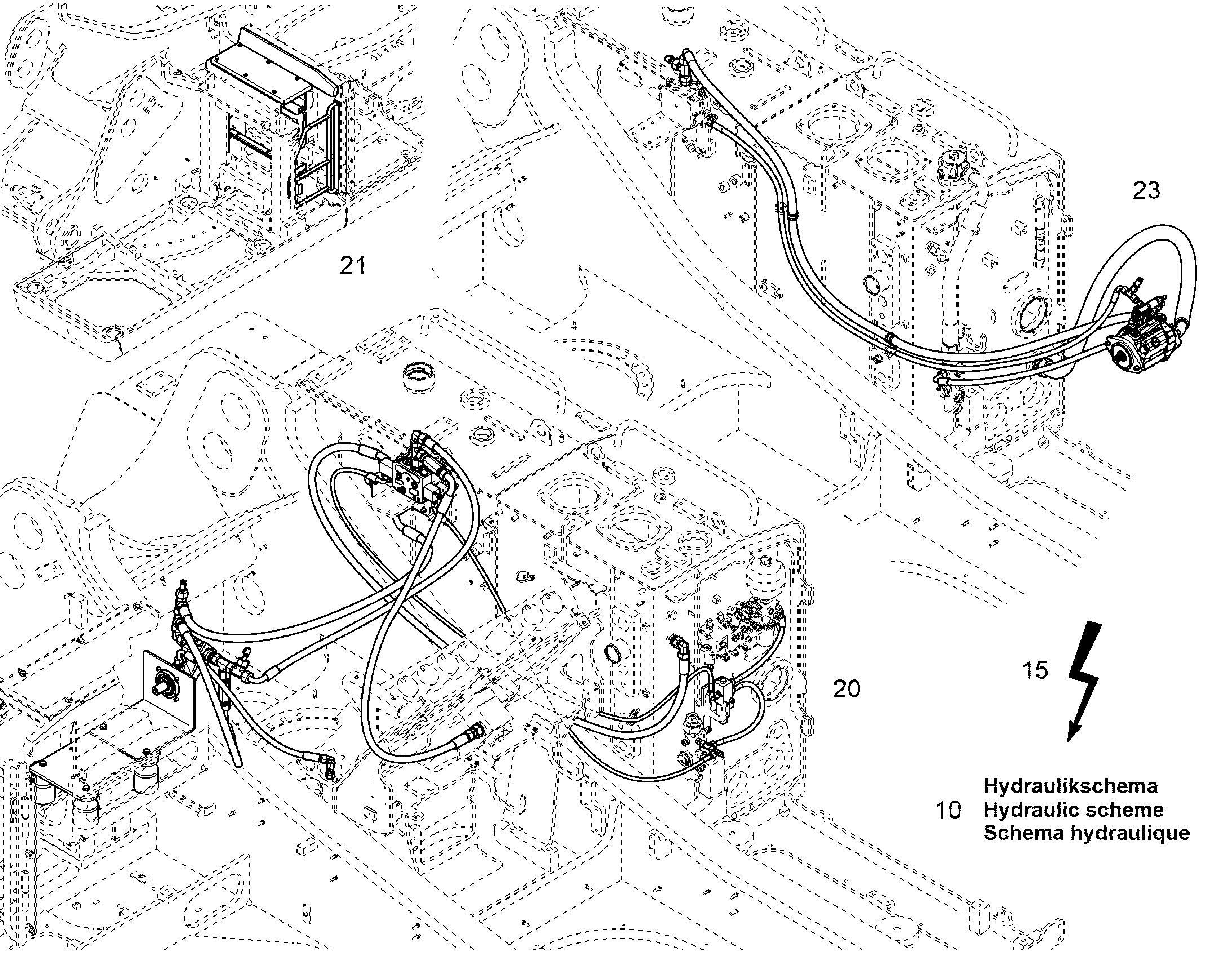 НАСОСЫ ДОП., УСТАНОВКА 12576771 LIEBHERR