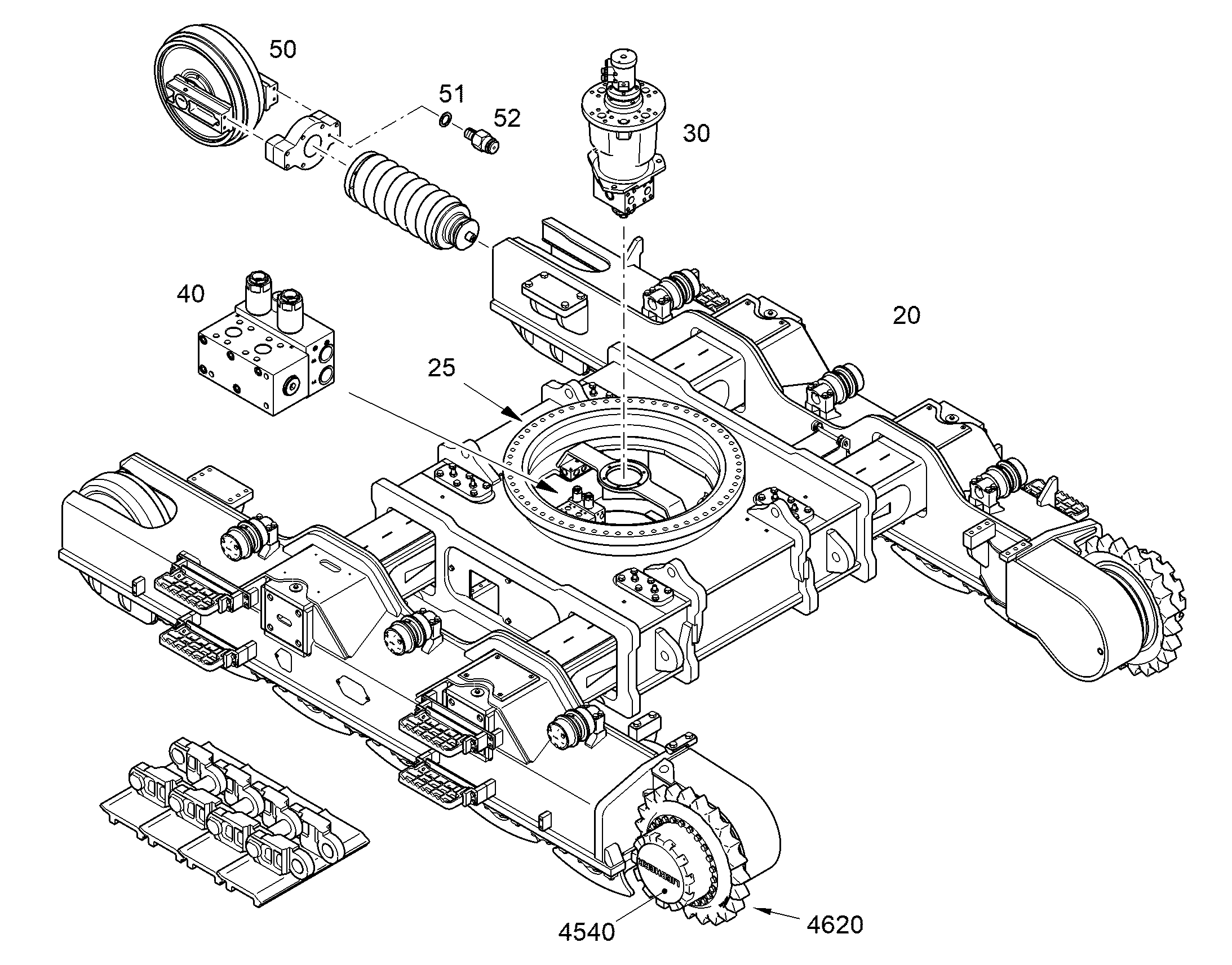 НАКЛАДКА ПОВОРОТНОГО КРУГА 10385777 LIEBHERR