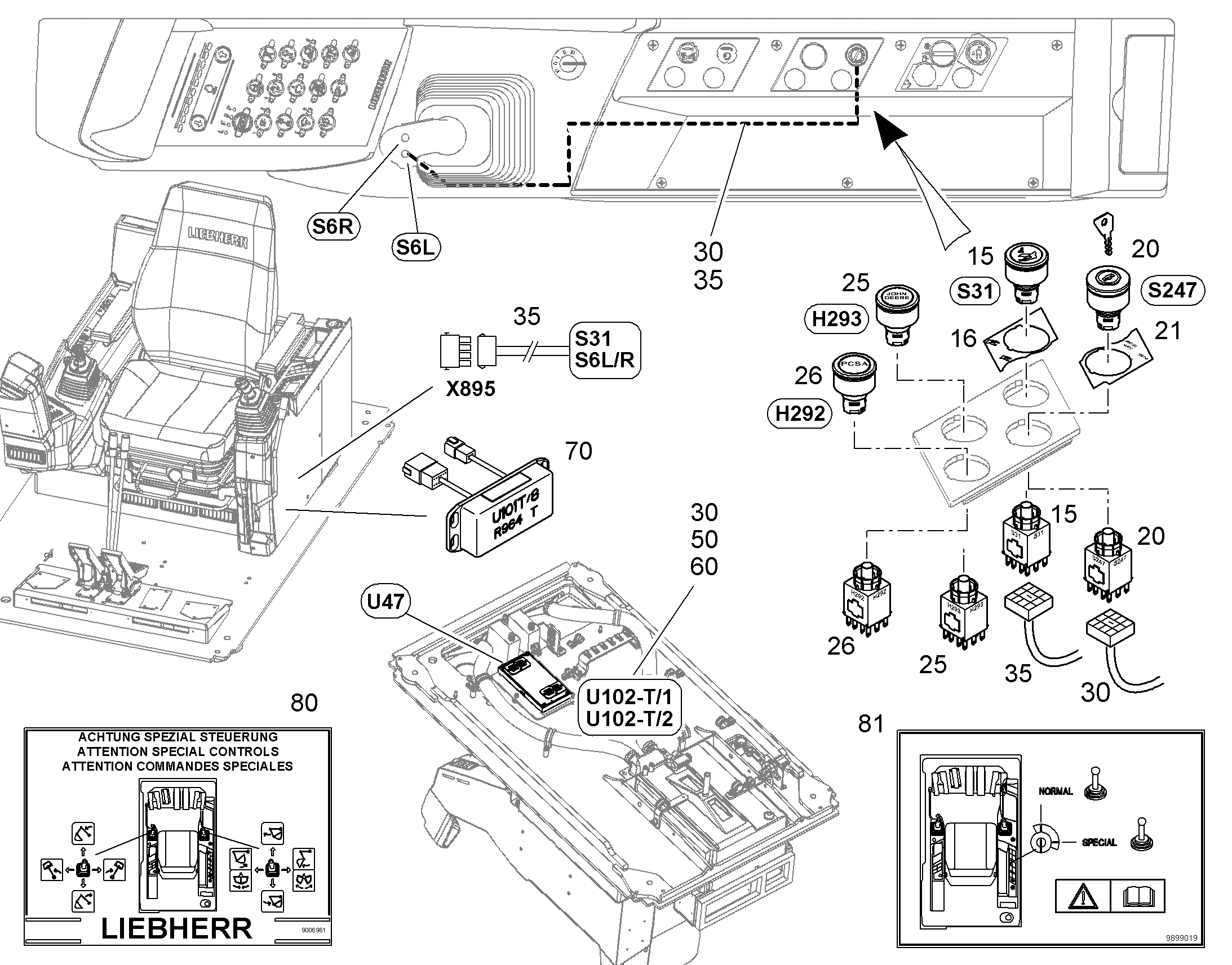 ИНДИКАТОР МОНТАЖНЫЙ H293 11465865 LIEBHERR