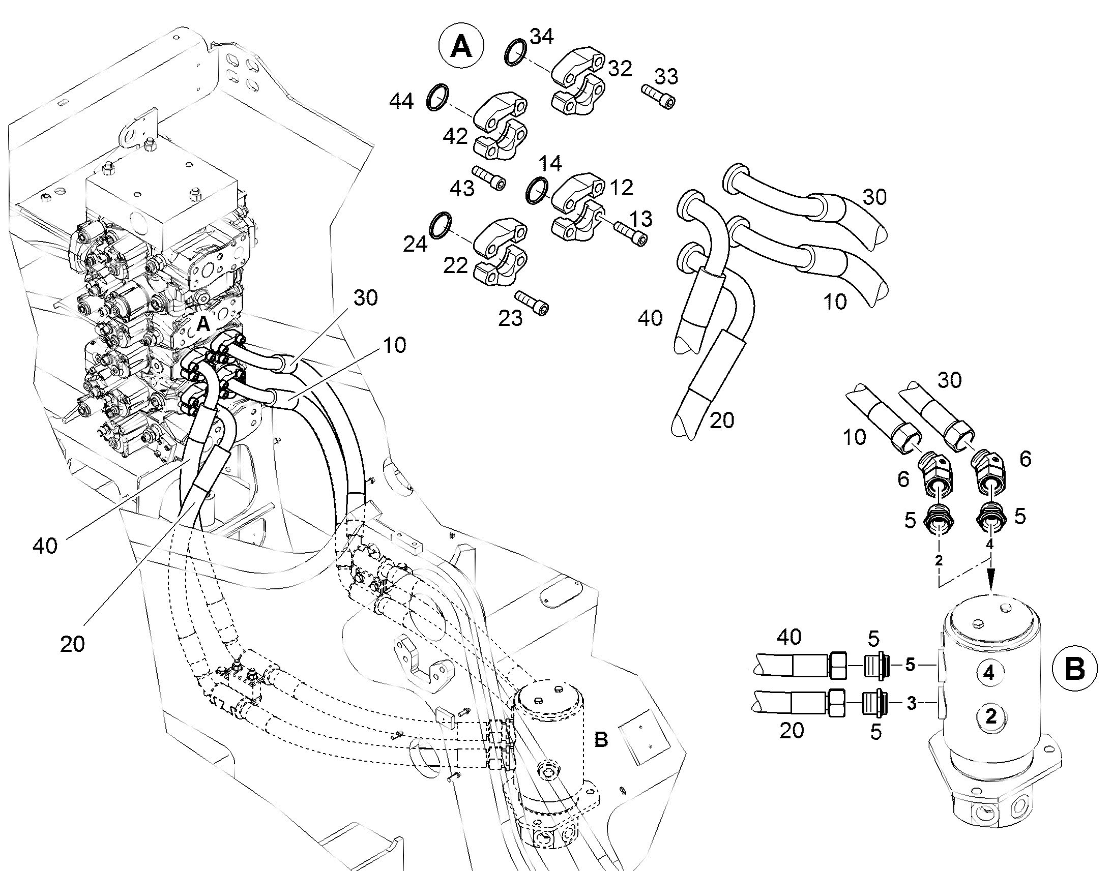 СОЕДИНЕНИЕ РЕЗЬБОВОЕ EV 30S M42X2 10410767 LIEBHERR