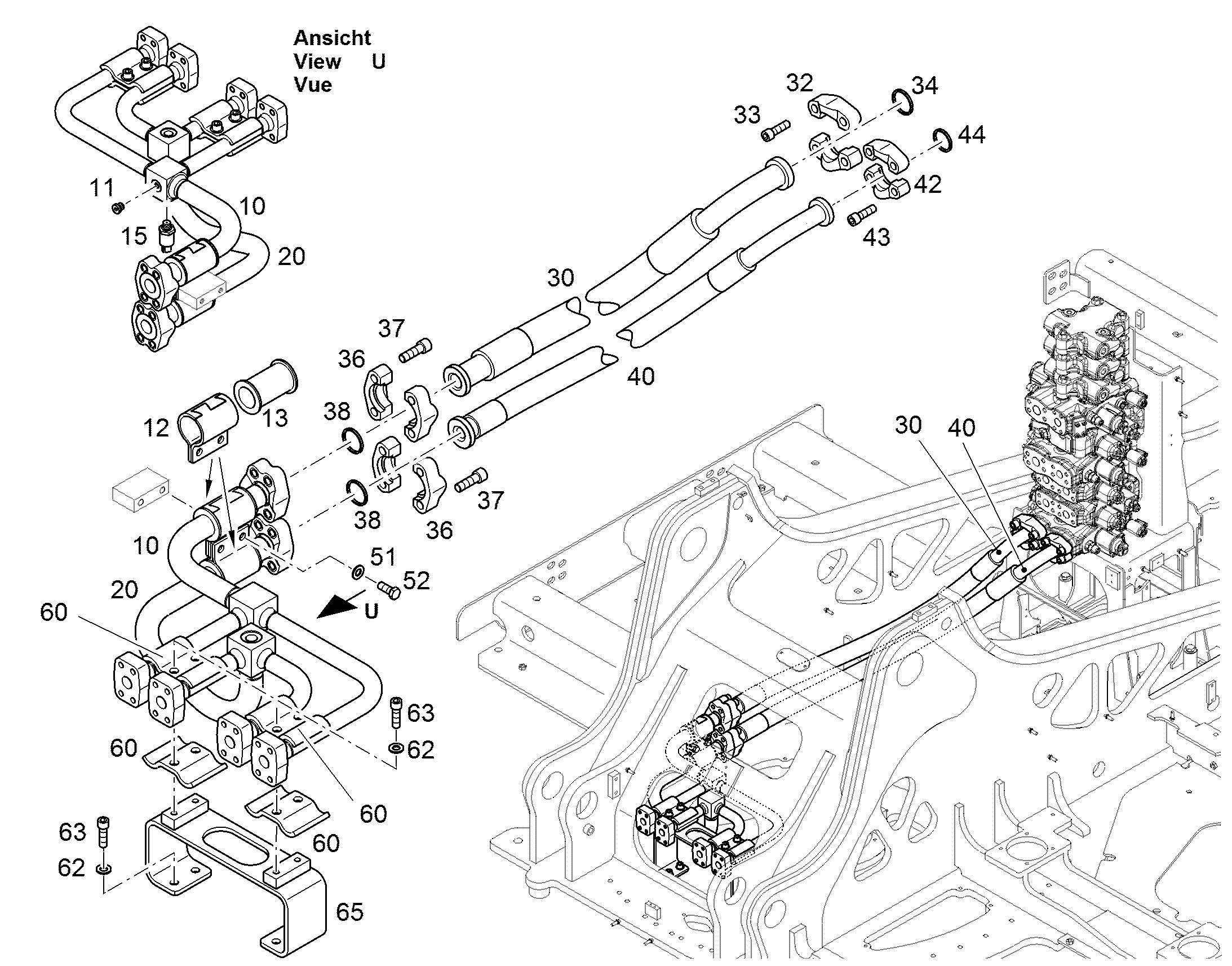 ХОМУТ 12850406 LIEBHERR