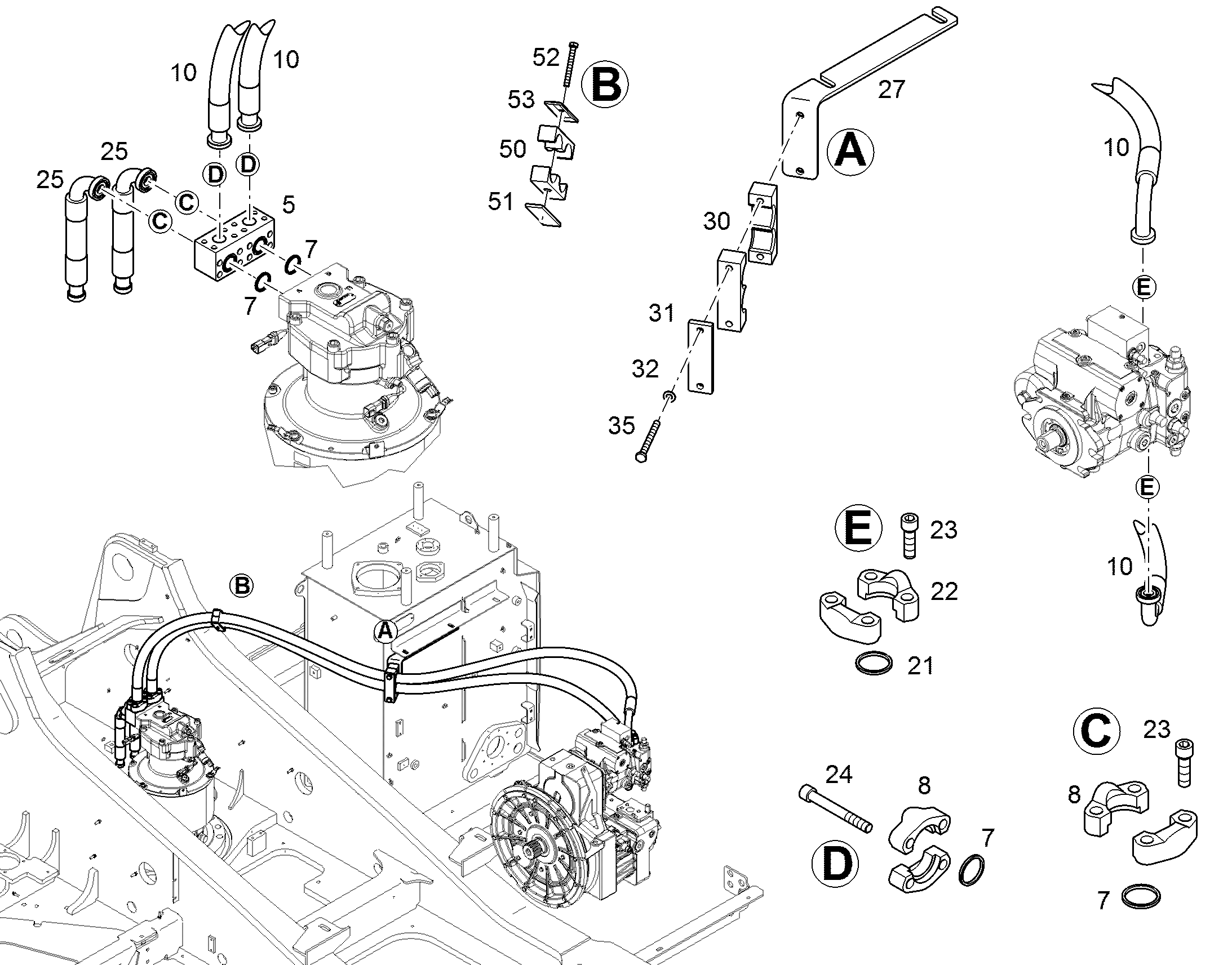 КОМПЛЕКТ ДЛЯ ПЕРЕОБОРУДОВАНИЯ 13486660 LIEBHERR