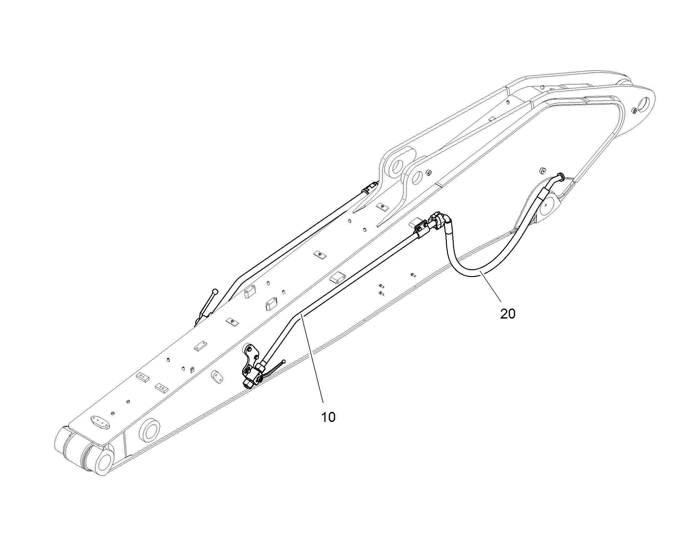 ПРОВОДКА МОНТАЖ AHS 12547763 LIEBHERR