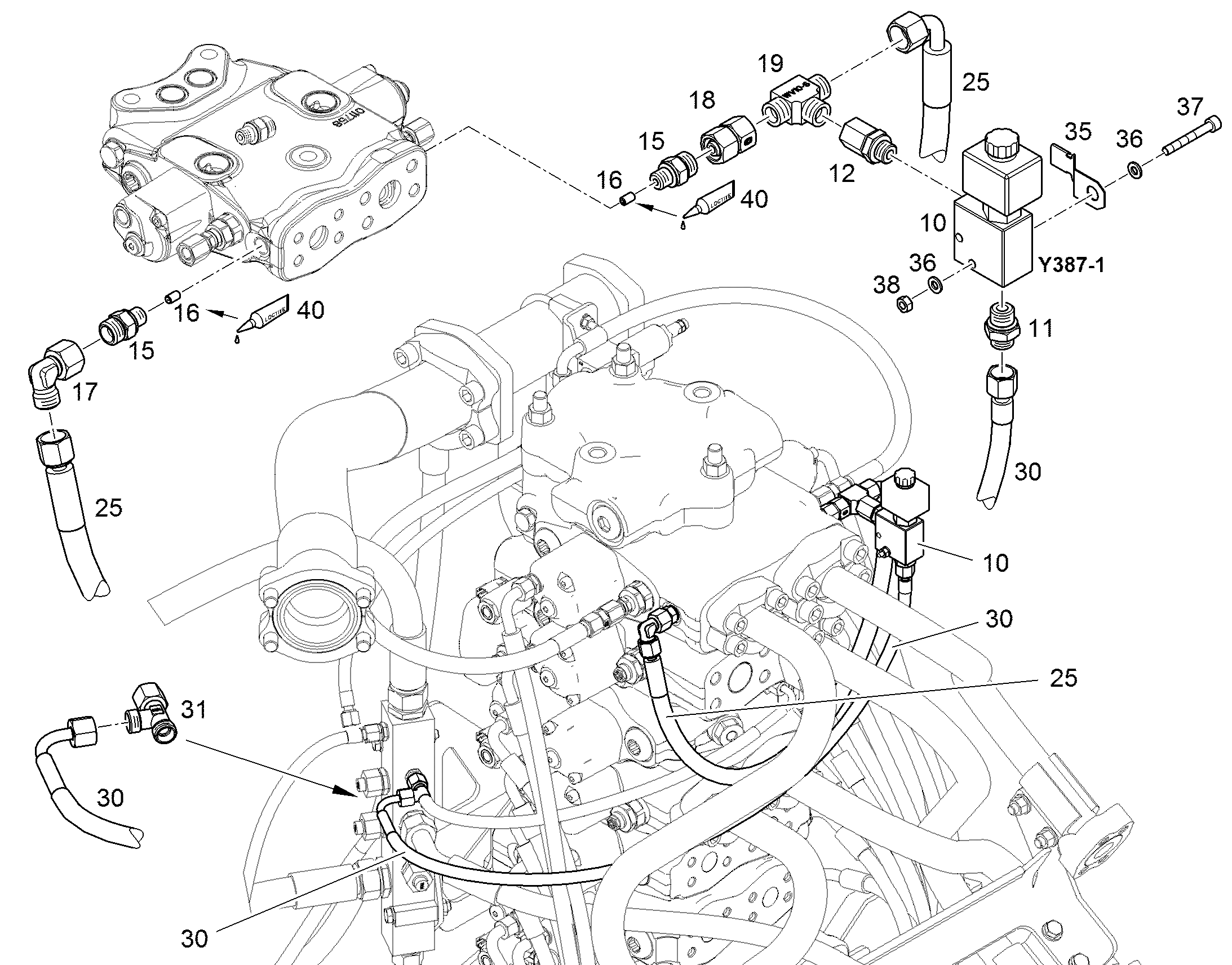 СОПЛО 7381719 LIEBHERR