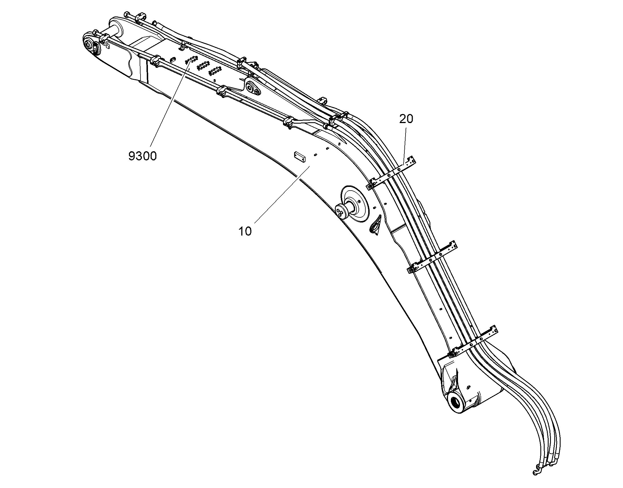СТРЕЛА ОДНОКОРПУСНАЯ 5,00M 12957139 LIEBHERR