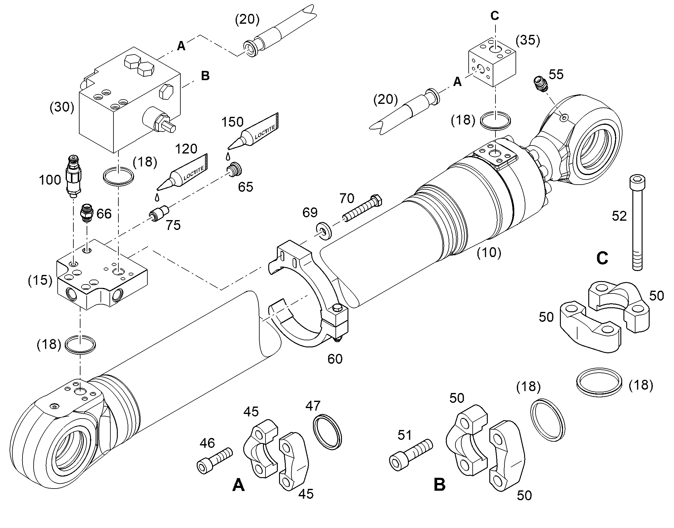 СКОБА d=185 12904977 LIEBHERR