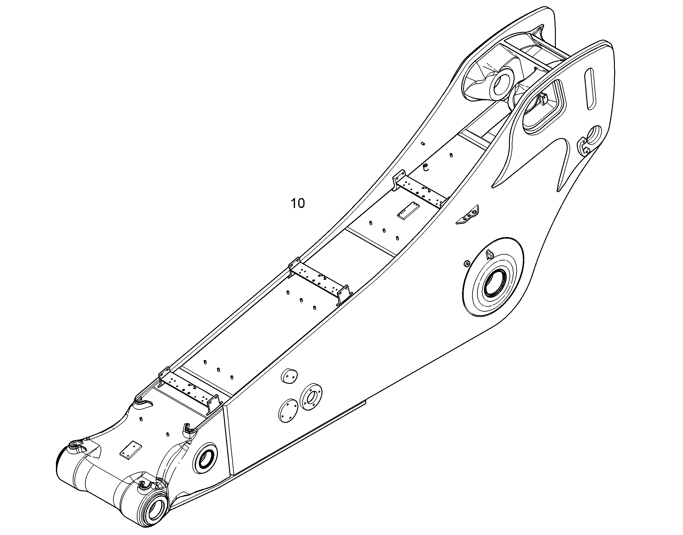 РУКОЯТЬ КОВША УПЛОТНЕНА 2.90m 12581466 LIEBHERR