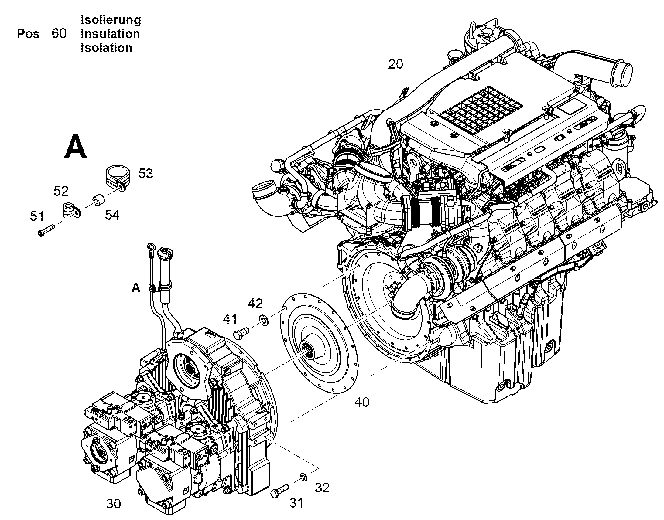 ИЗОЛЯЦИЯ 12476238 LIEBHERR
