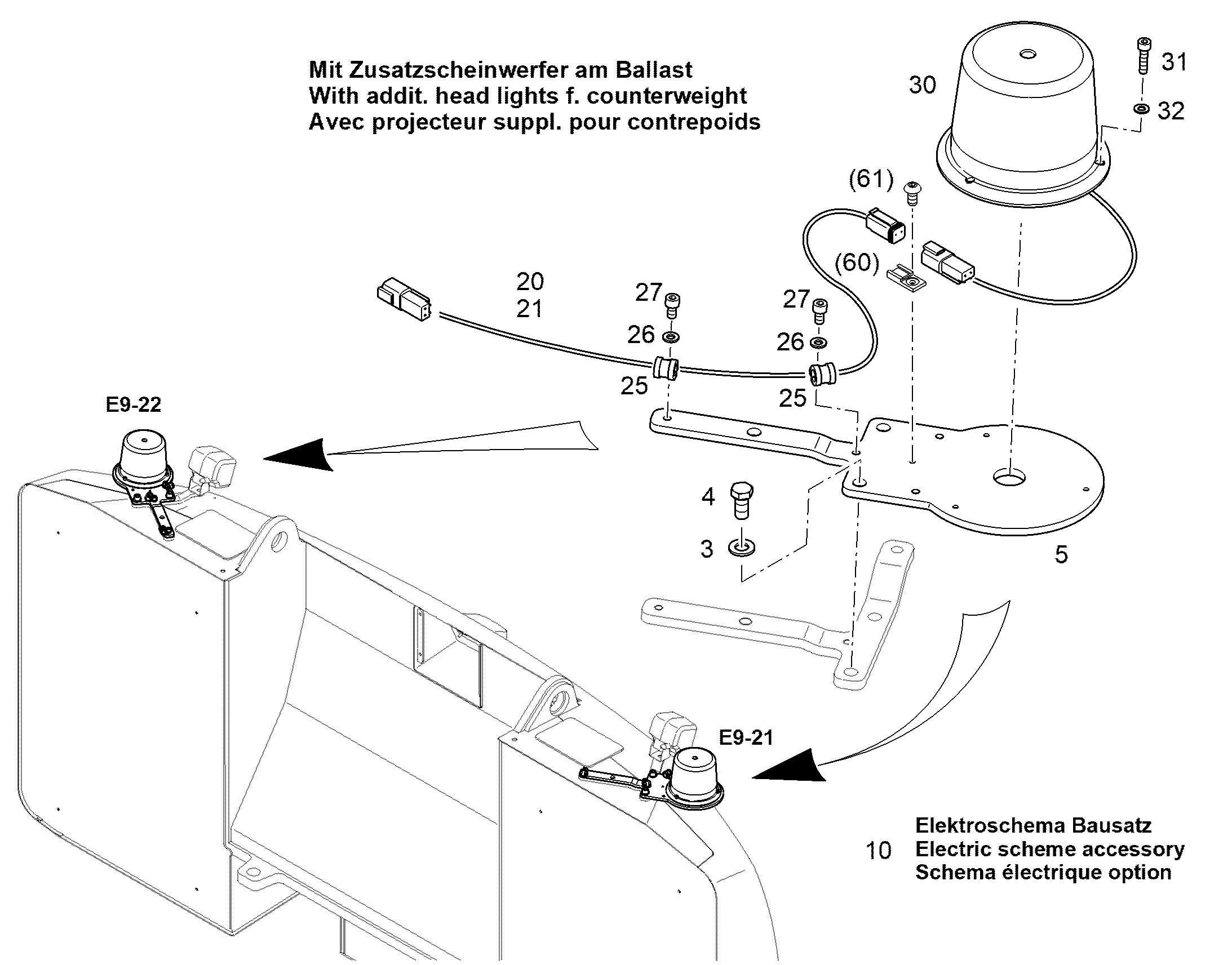 ЖГУТ КАБЕЛЕЙ ДОПОЛНИТЕЛЬНЫЙ W2 12870469 LIEBHERR