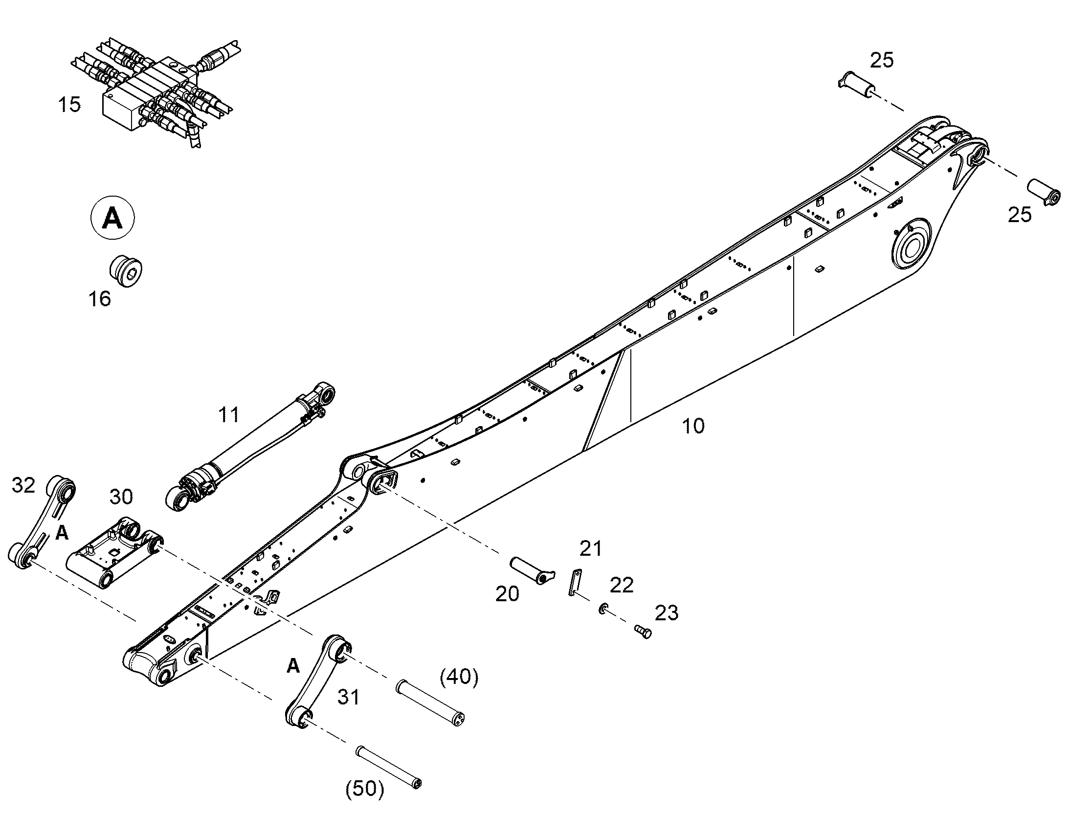 ТРУБОПРОВОД СМАЗКИ, МОНТАЖ 12878610 LIEBHERR