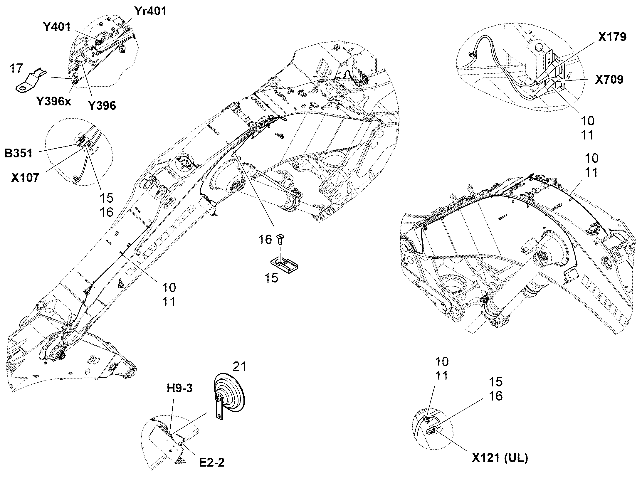КРЕПЛЕНИЕ КАБЕЛЯ 12884062 LIEBHERR
