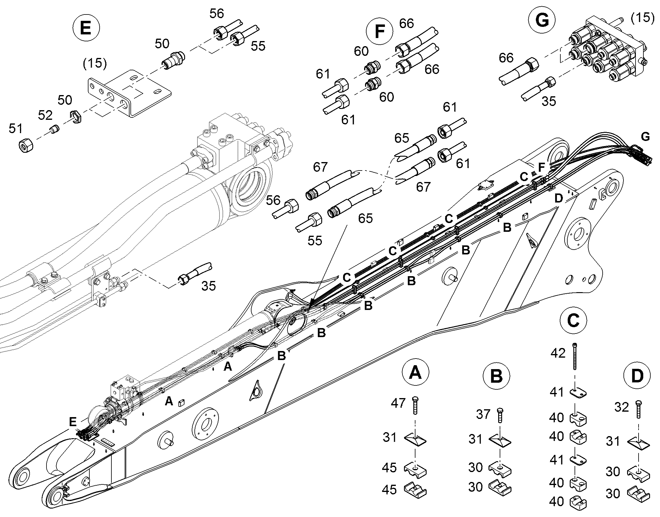 ШЛАНГ 12X1000 12237279 LIEBHERR