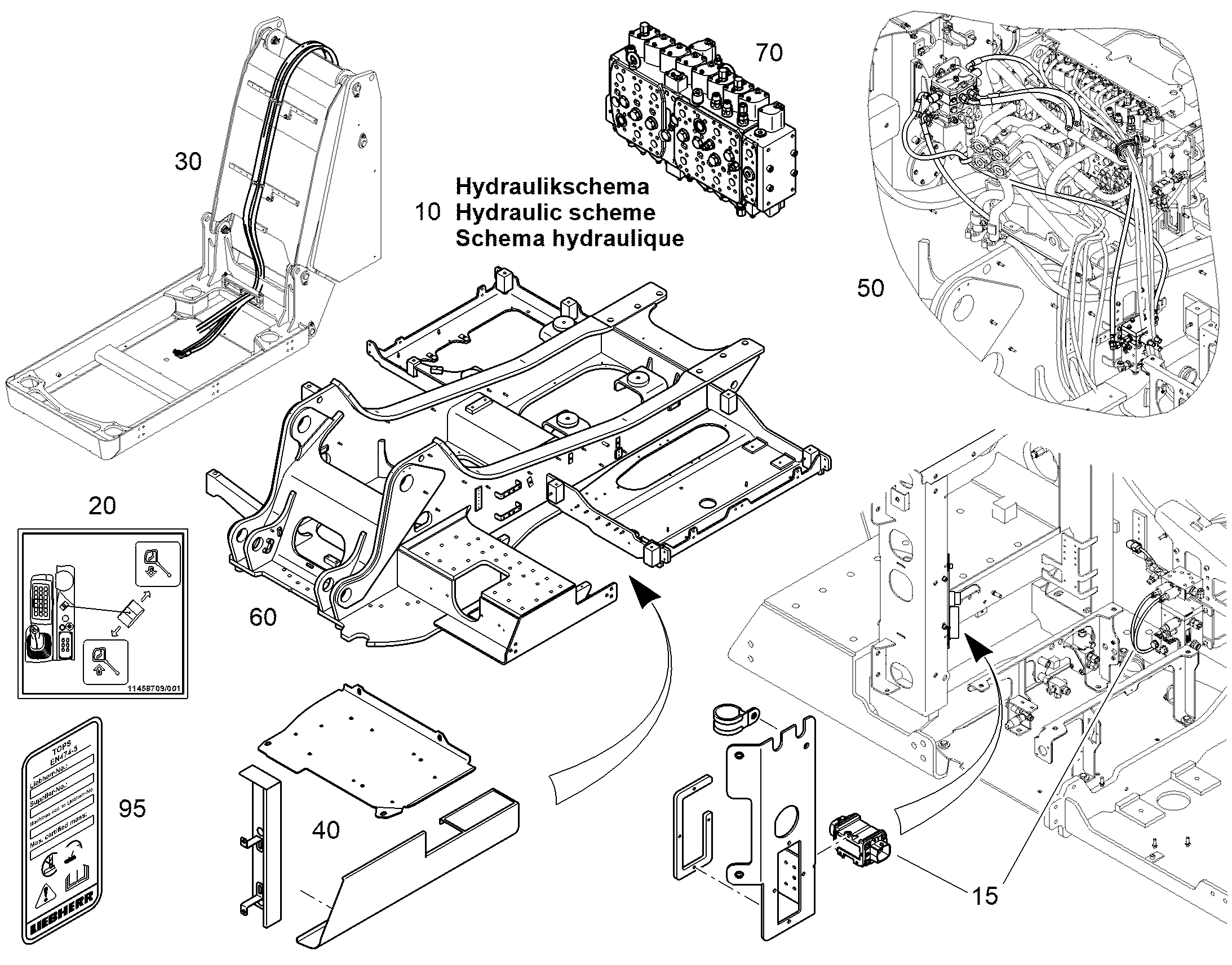 ШЛАНГИ ОТОПЛЕНИЯ, КОНДИЦИОНЕРА 12501605 LIEBHERR