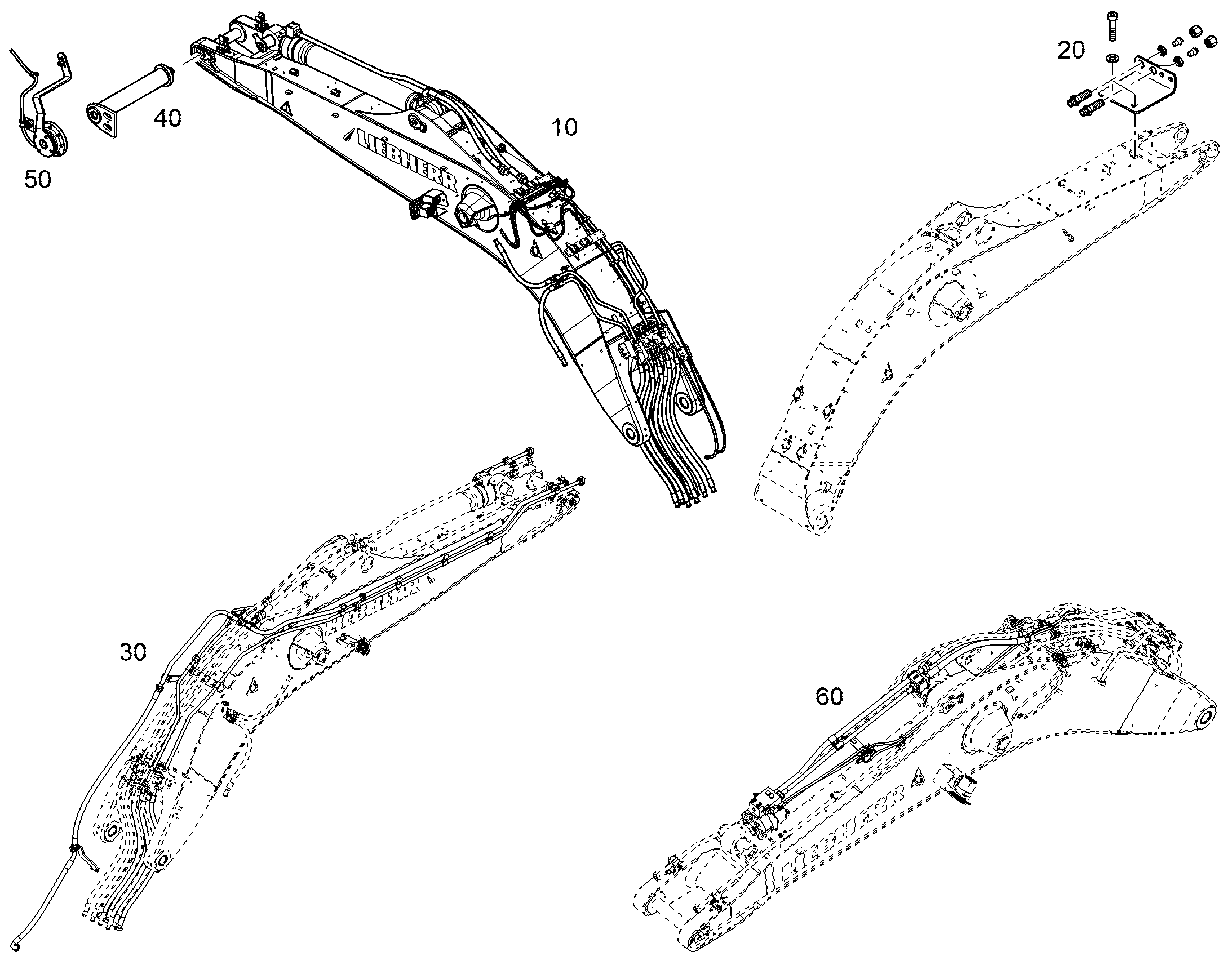 ЗАЩ.ТРУБЫ ЦИЛ.РУК. 12907036 LIEBHERR