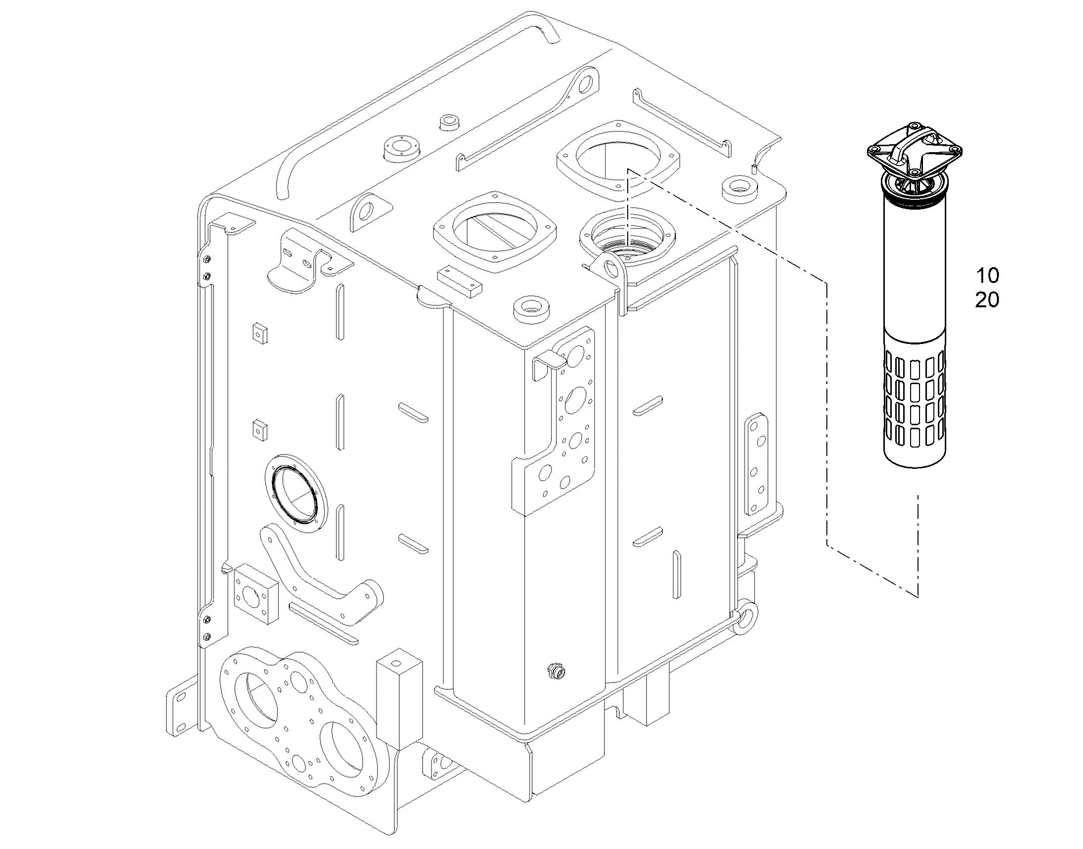 ФИЛЬТР СЛИВНОЙ 15/5µm 12237520 LIEBHERR