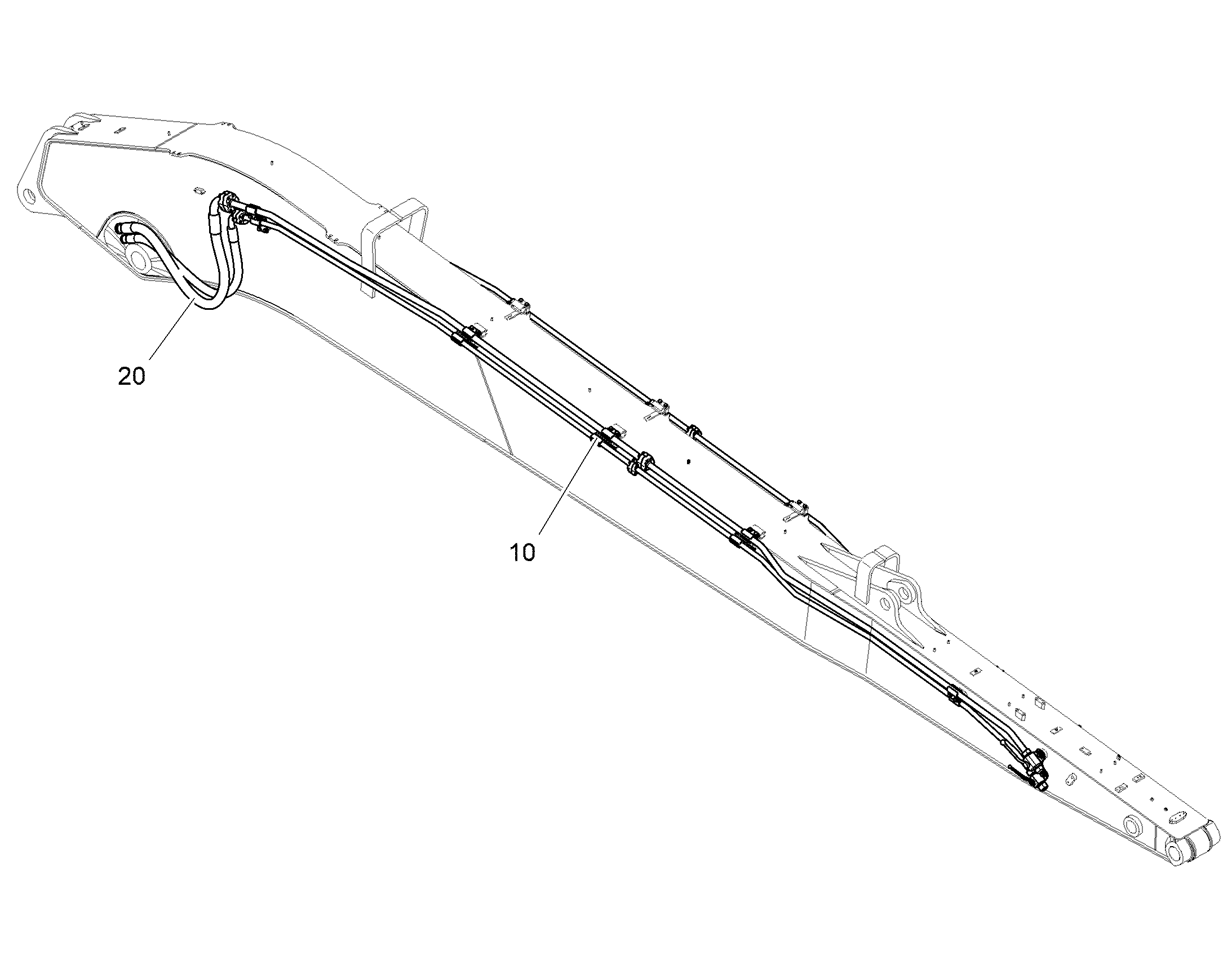 ПРОВОДКА МОНТАЖ AHS 12806647 LIEBHERR