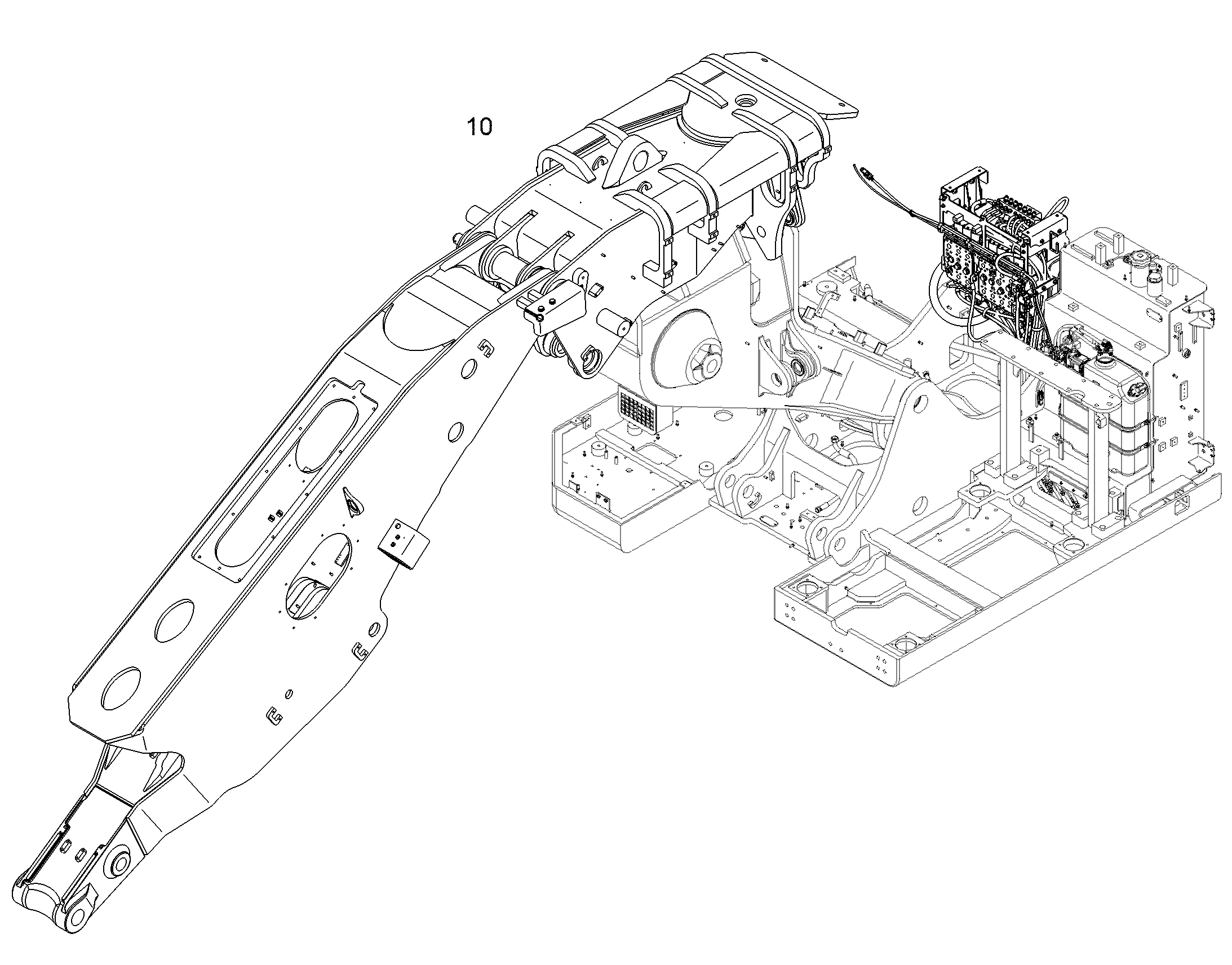 ОТКЛЮЧЕНИЕ ЦИЛИНДРА РУКОЯТИ 12905305 LIEBHERR