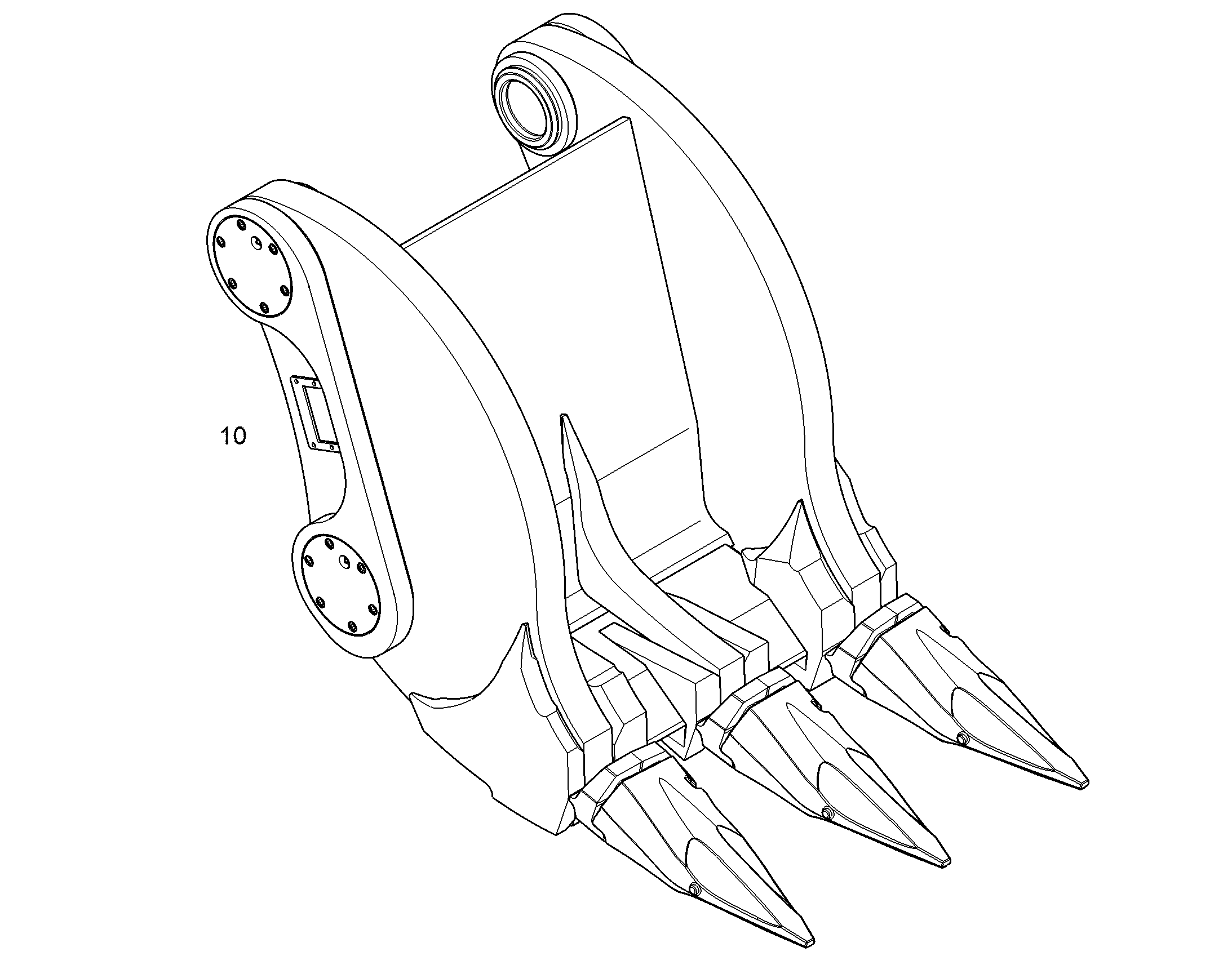 КОВШ СЪЕМНЫЙ 850mm 0,16m³ 12933103 LIEBHERR