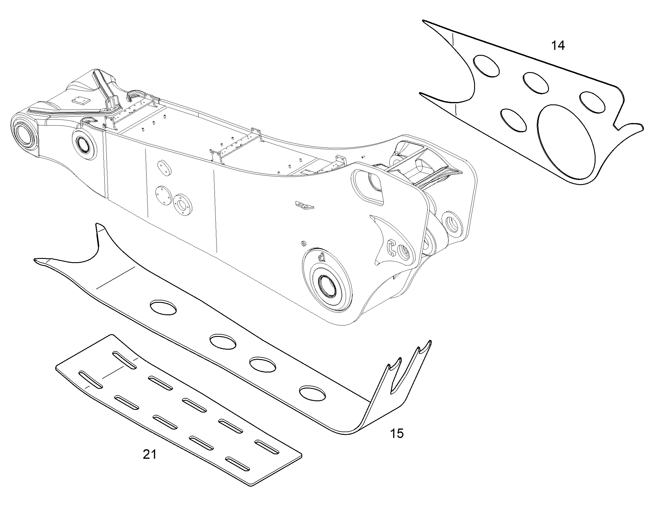 НИЖНИЙ ПОЯС 10852815 LIEBHERR